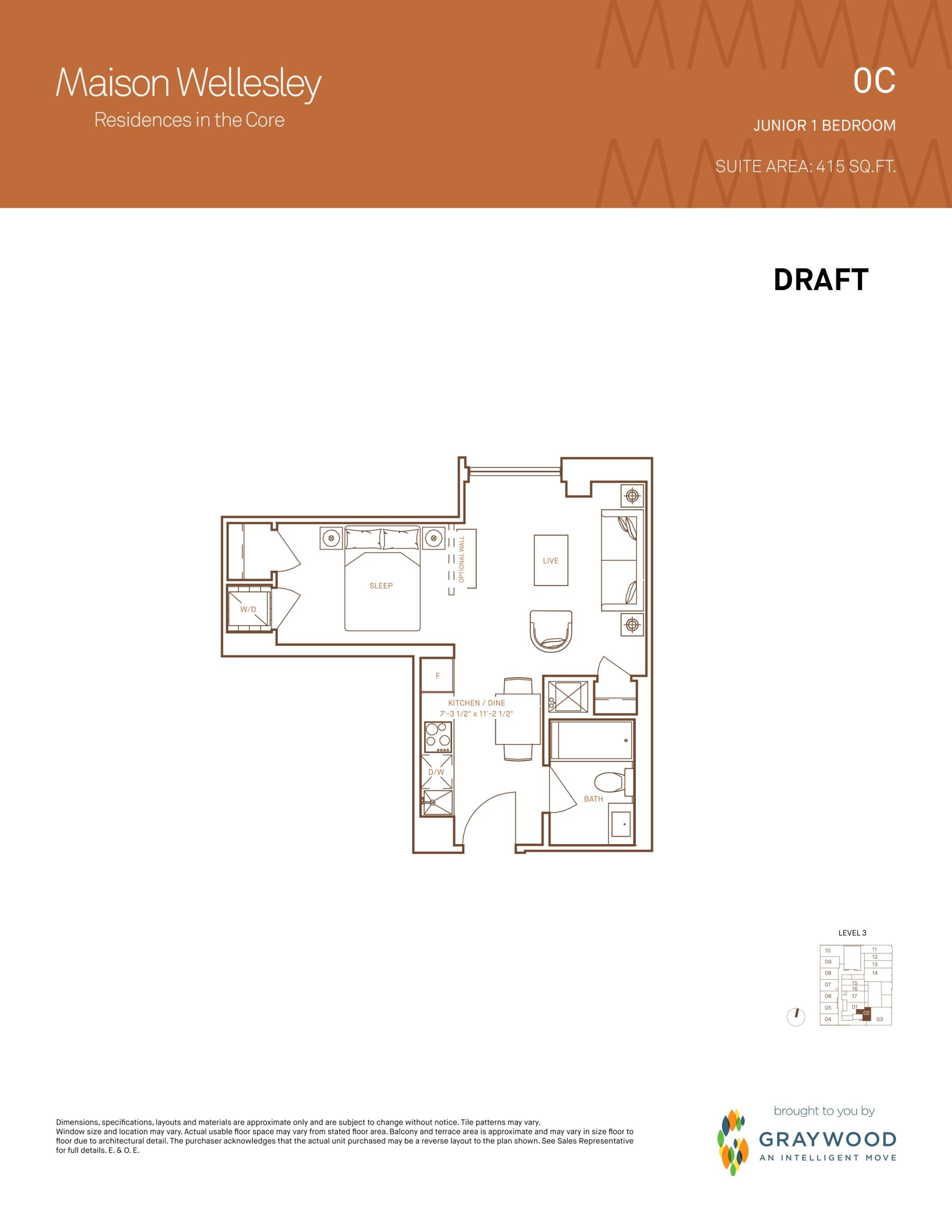 0C floor plan
