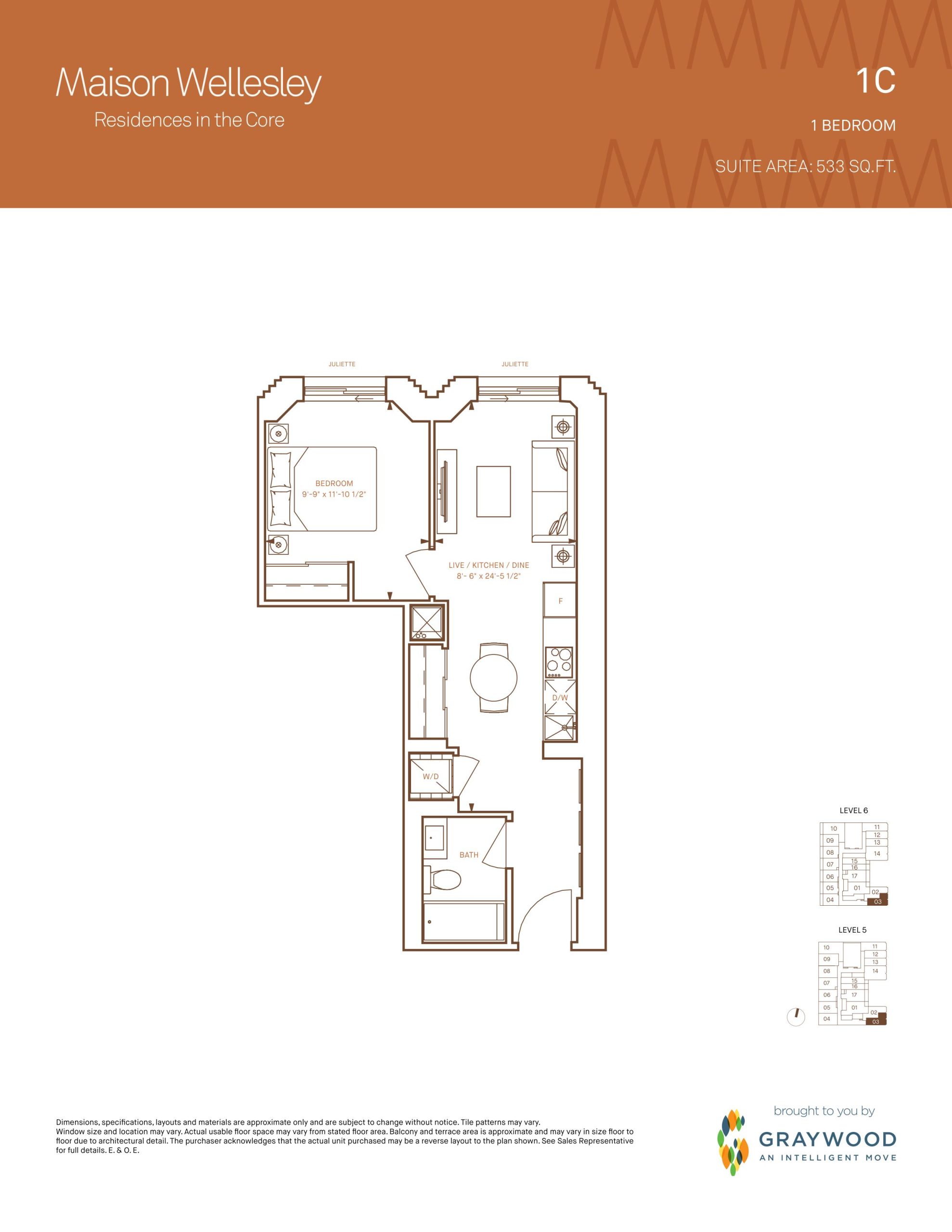 1C floor plan