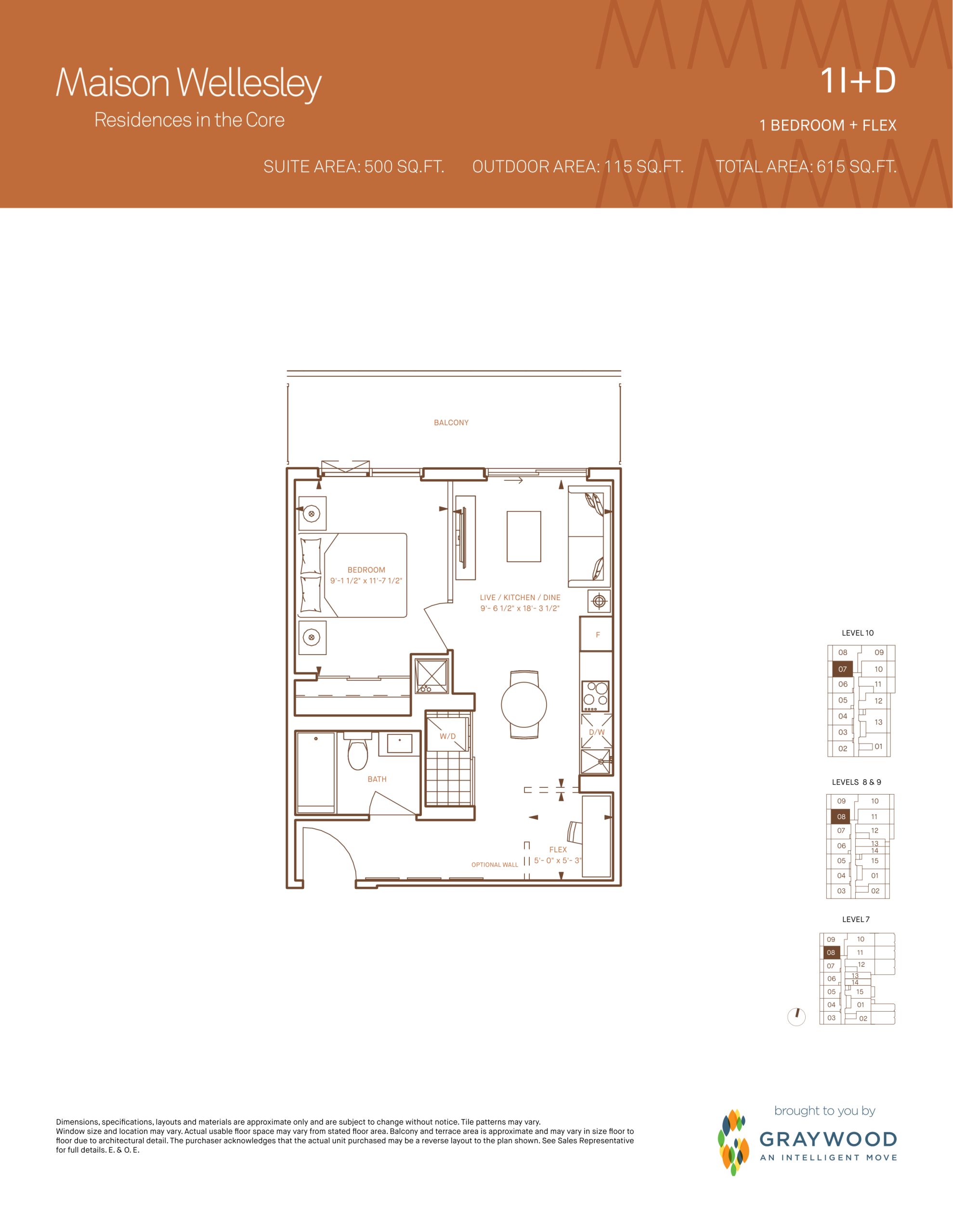 1I+D floor plan