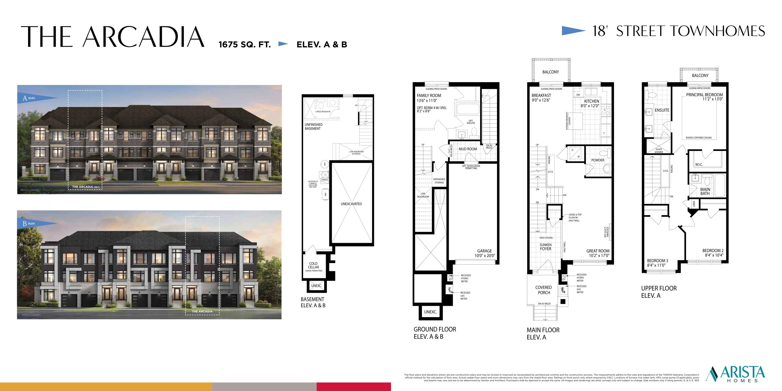 The Arcadia floor plan