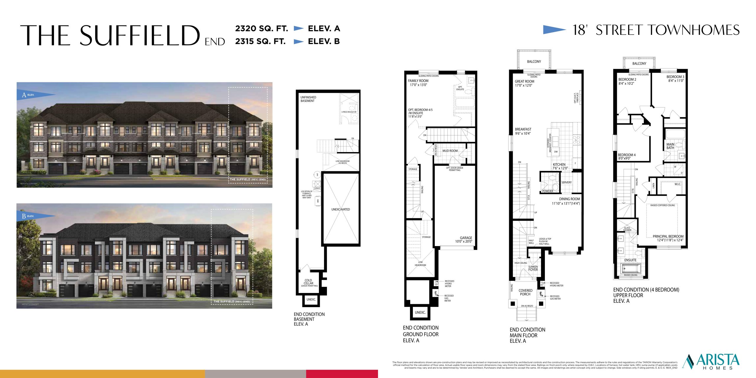 The Suffield End floor plan