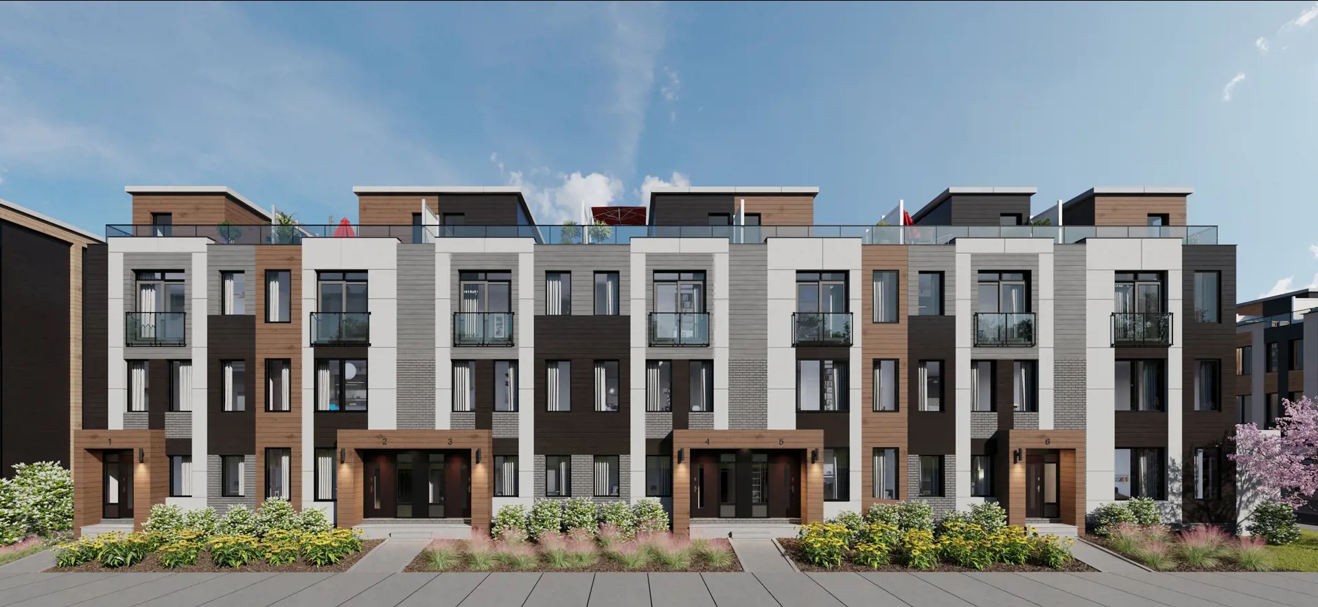 Qui Modern in Markham — rendering 3