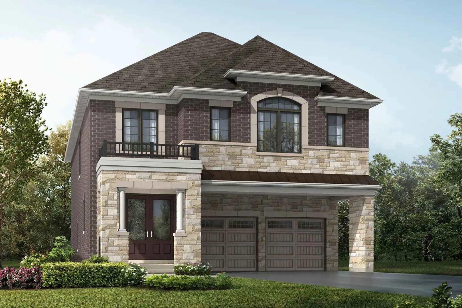 Springwater Towns in Markham — rendering 3