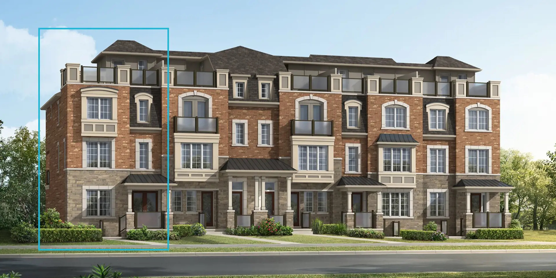Springwater Towns in Markham — rendering 6