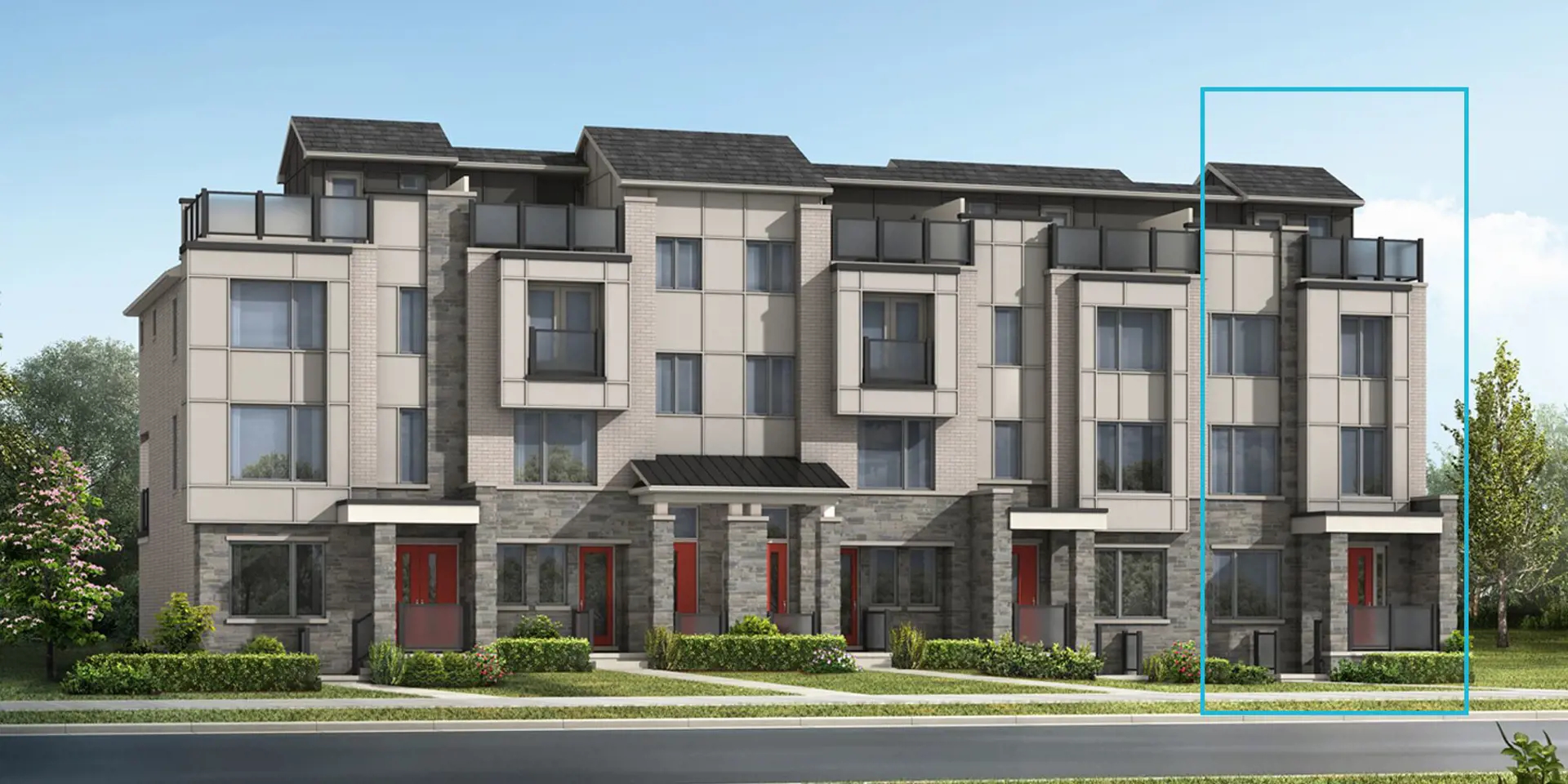 Springwater Towns in Markham — rendering 7
