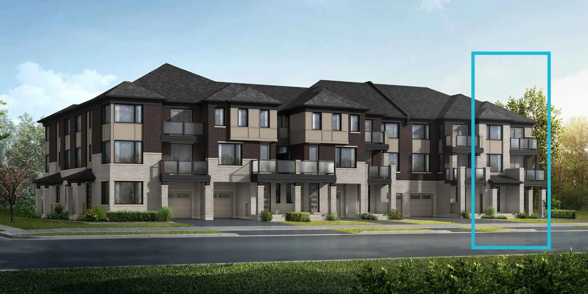 Springwater Towns in Markham — rendering 9