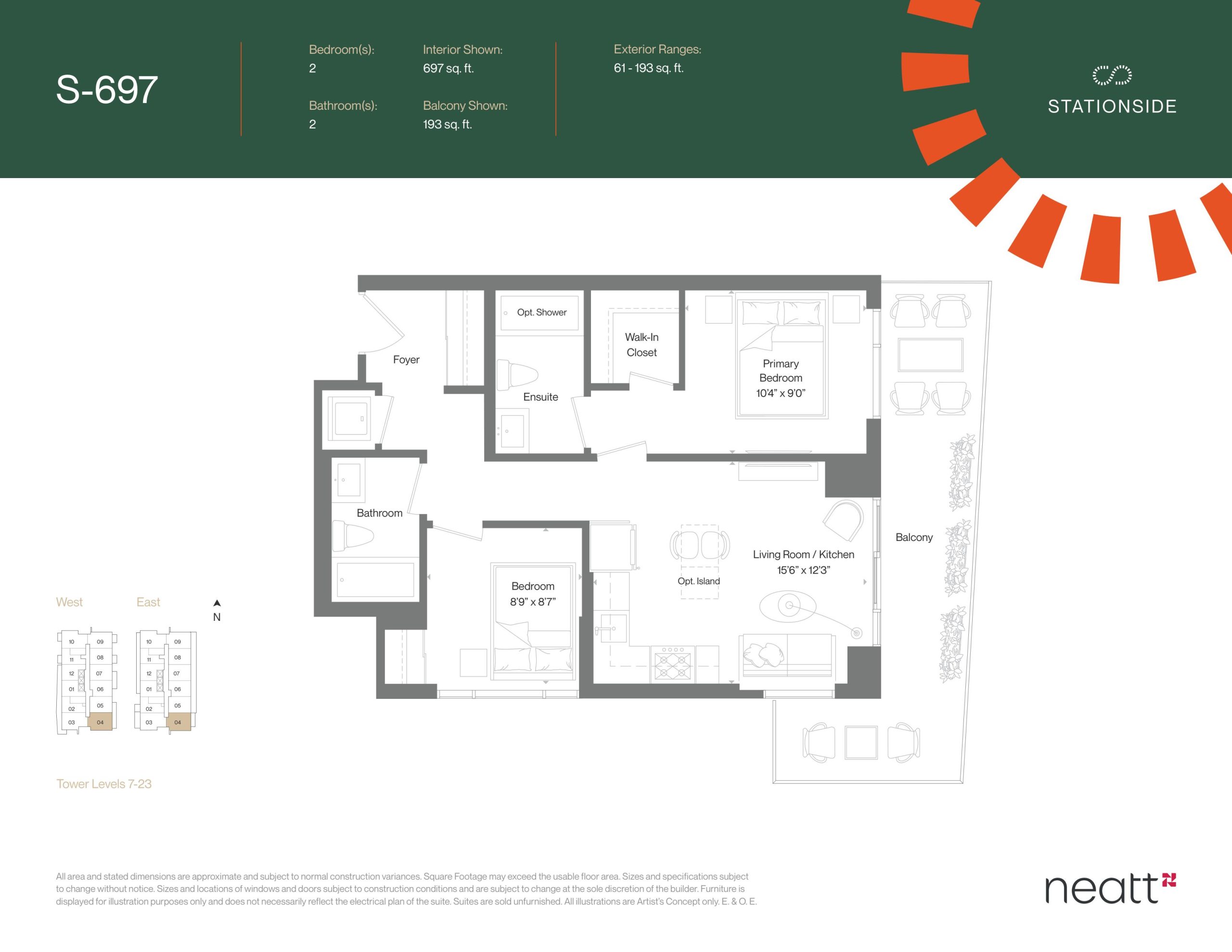 S-697 floor plan