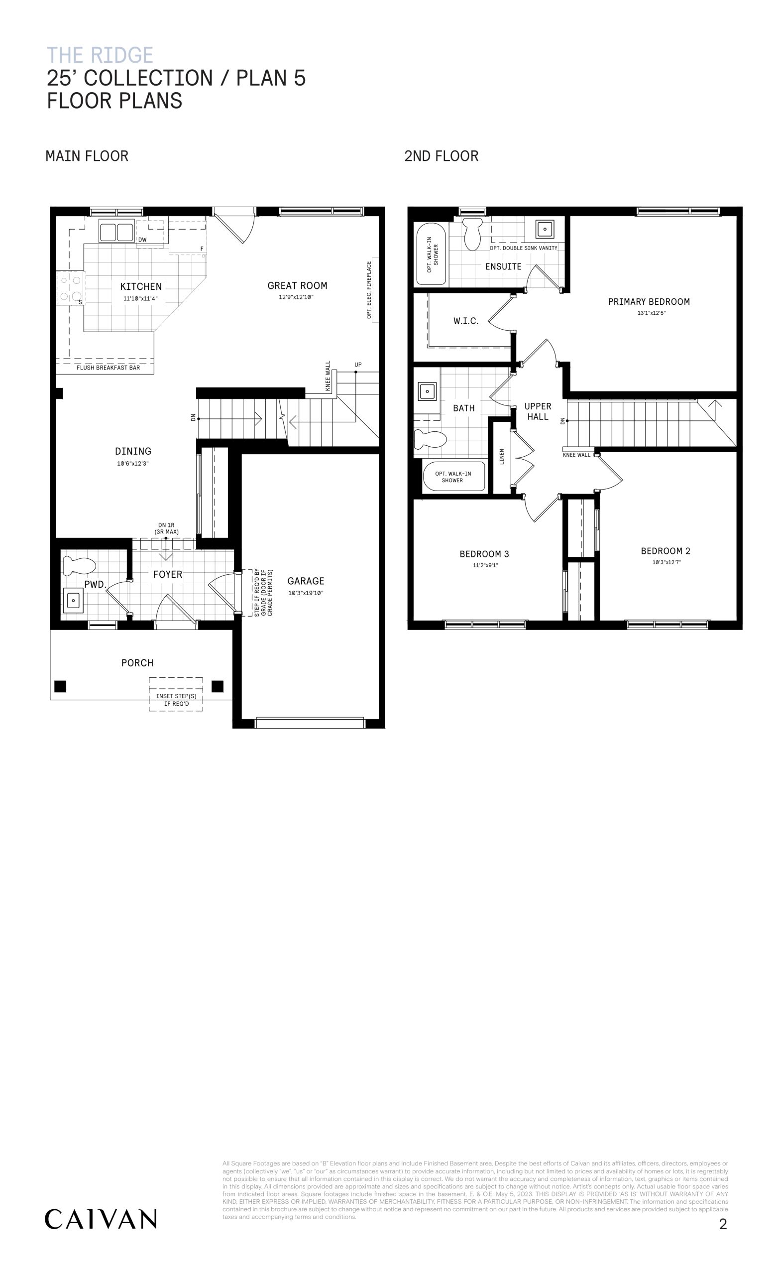 25' Collection / Plan 5 - Main Floor floor plan