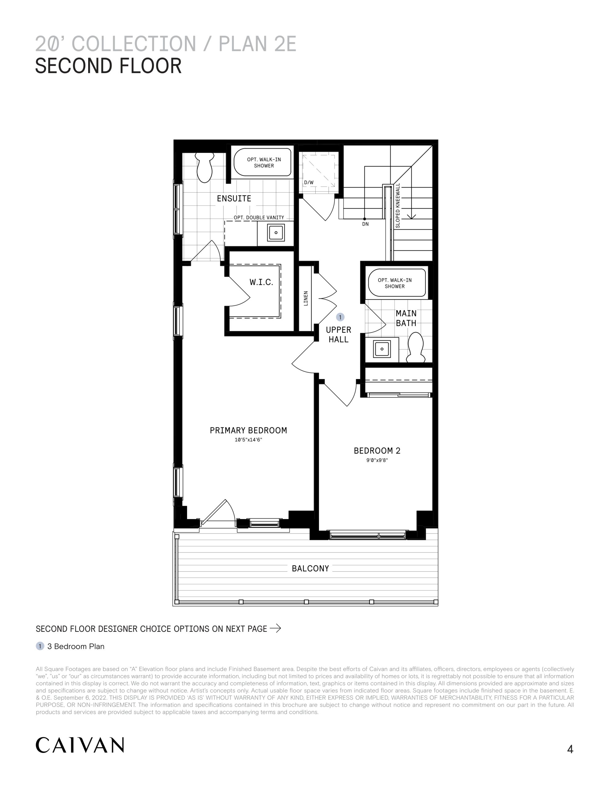 20' Collection / Plan 2E - 2nd Floor floor plan