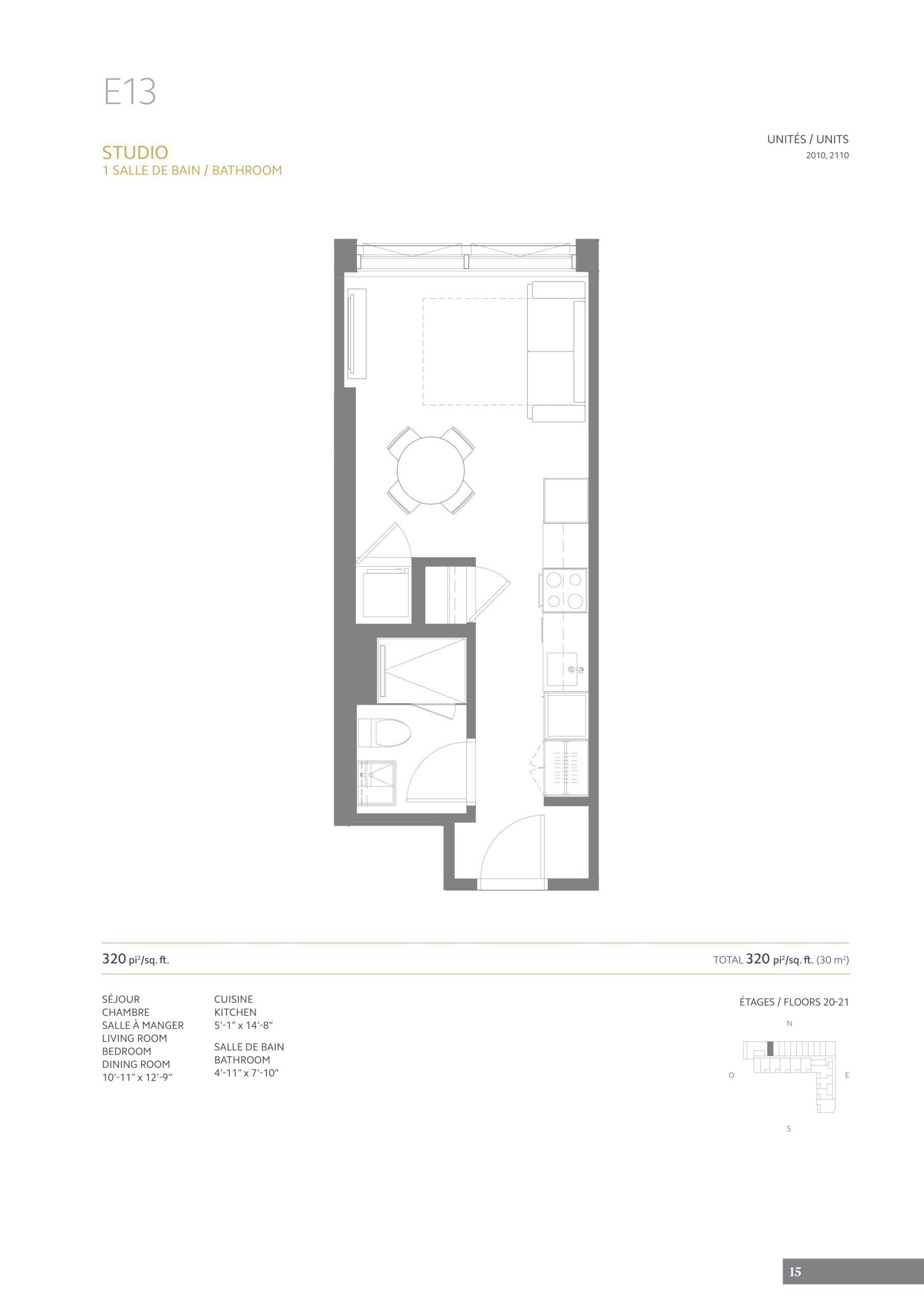 E13 floor plan