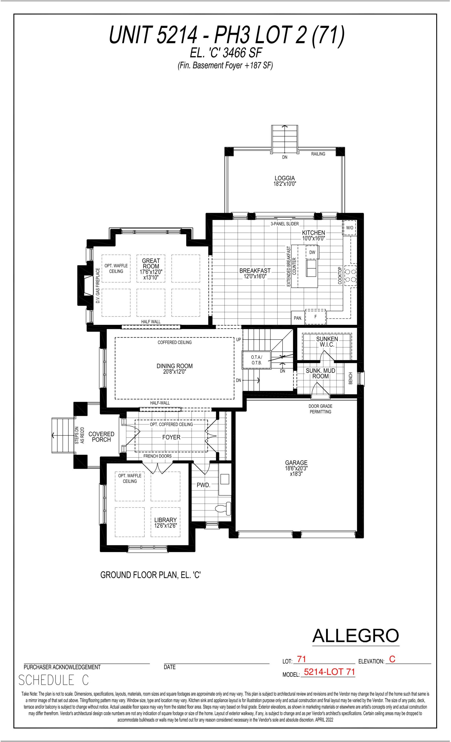 Unit 5214 - PH3 Lot 2 (Ground Floor) floor plan
