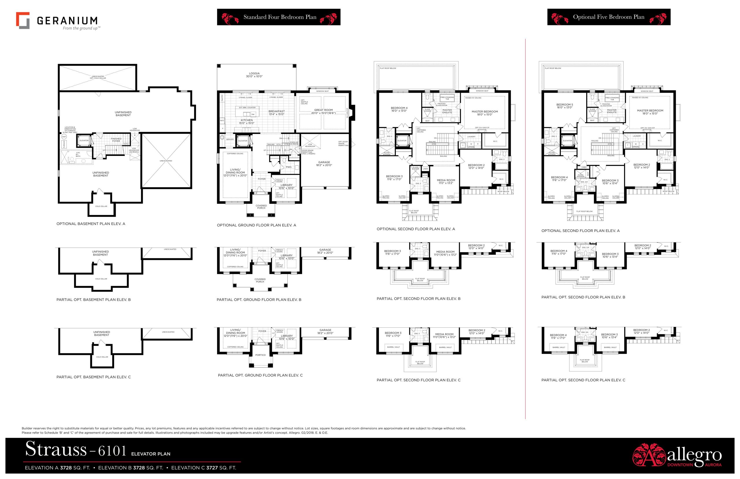Strauss - 6101 (Elevator Plan) floor plan