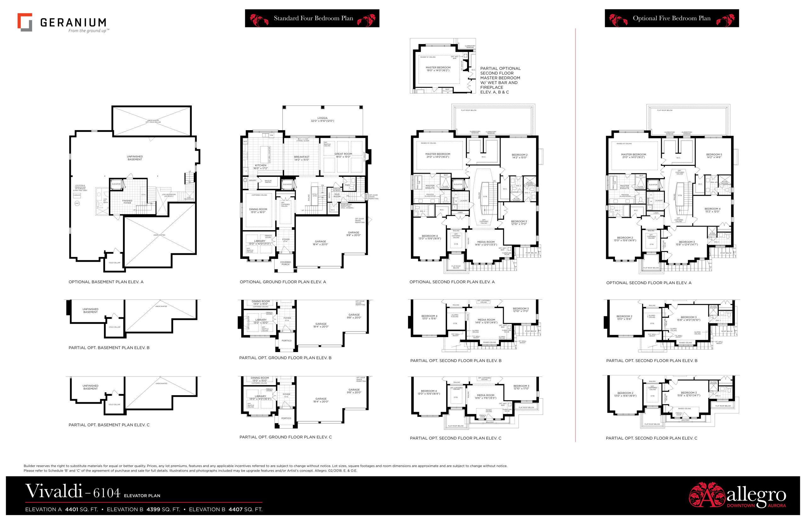 Vivaldi - 6104 (Elevator Plan) floor plan
