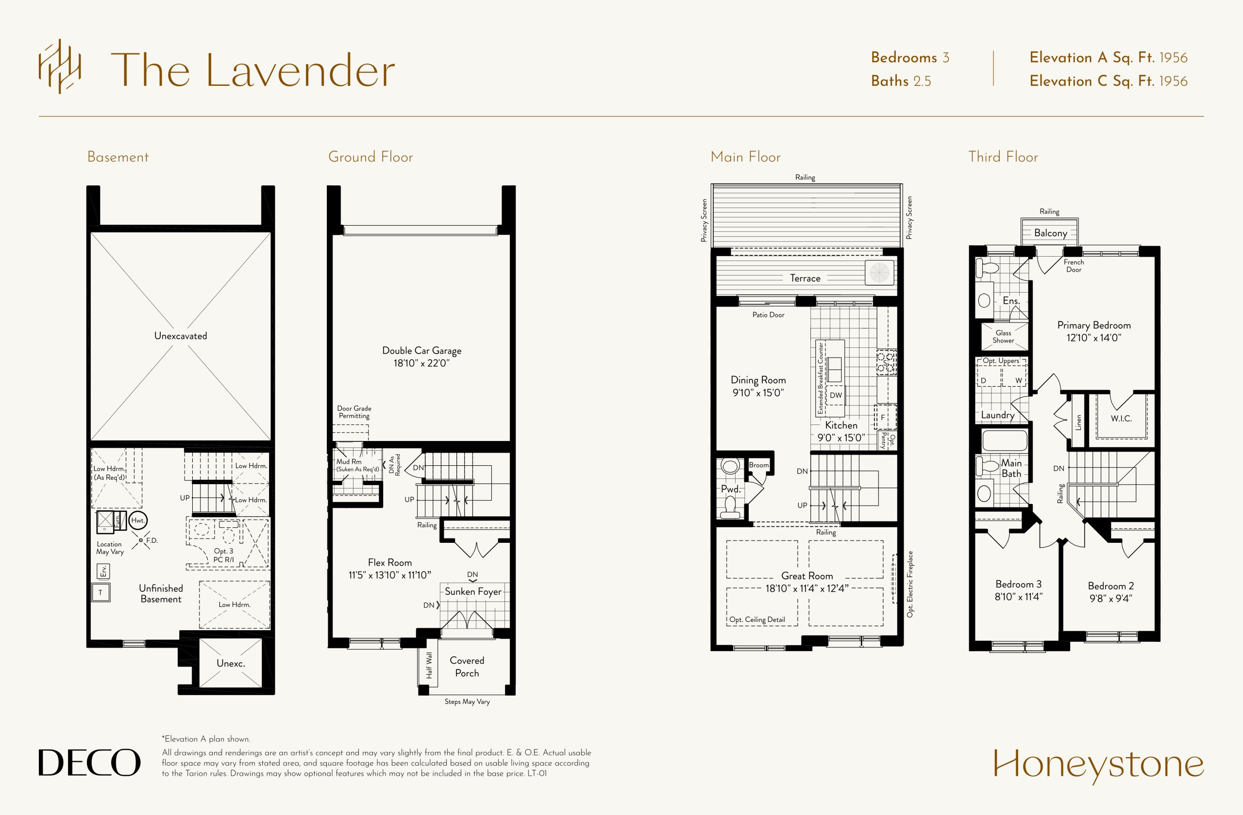 The Lavender floor plan