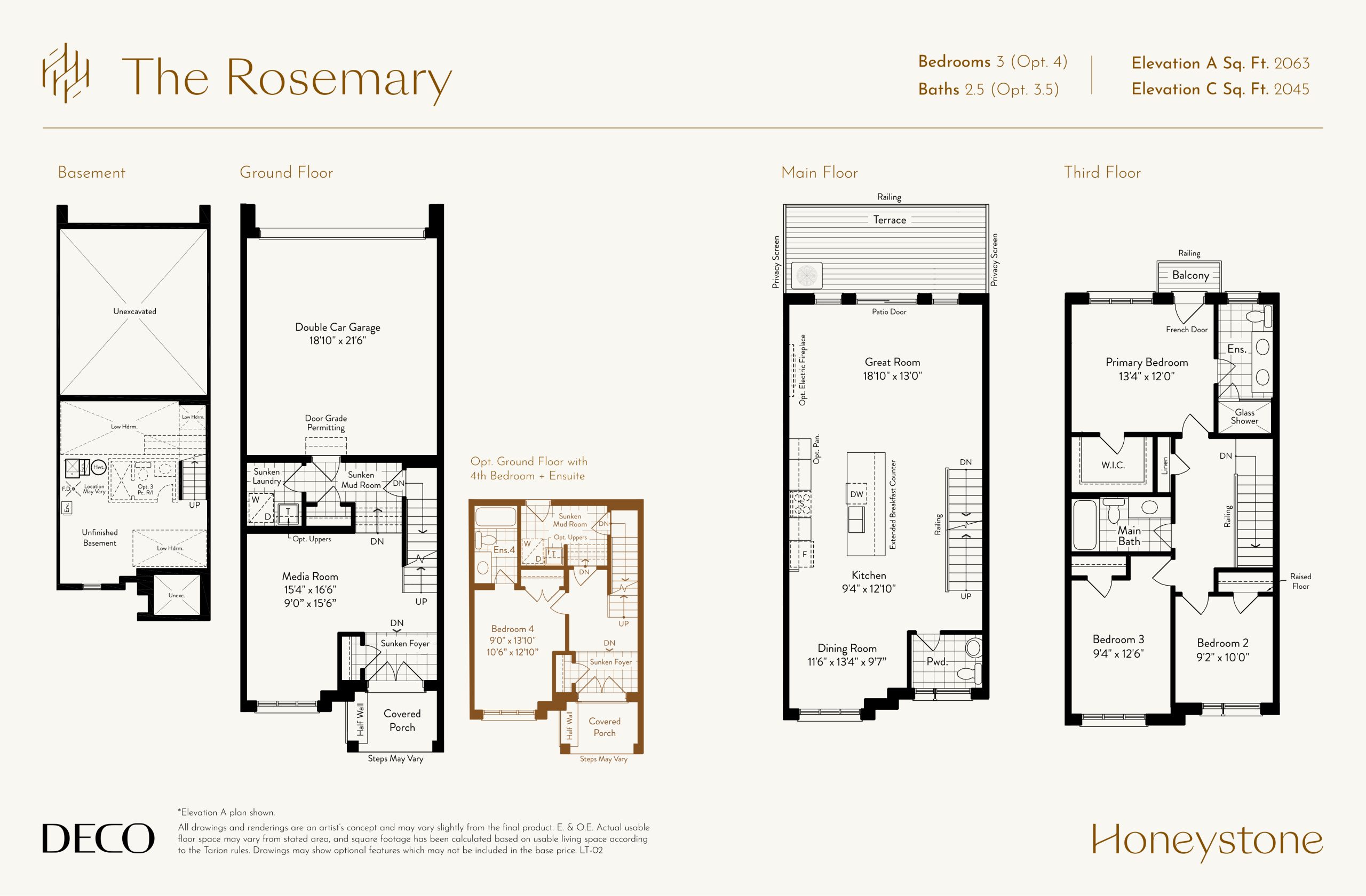 The Rosemary floor plan
