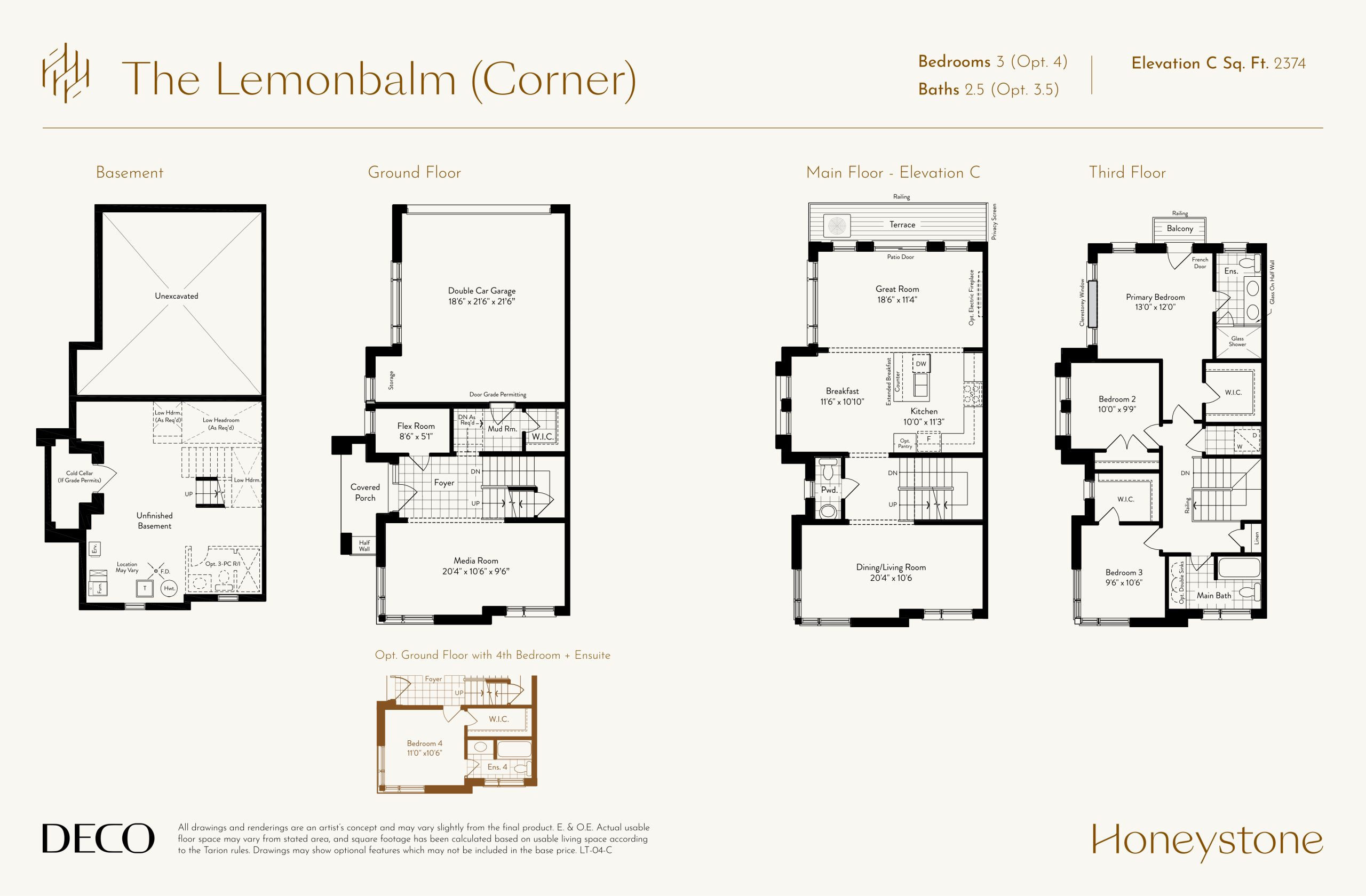 The Lemonbalm (Corner) floor plan