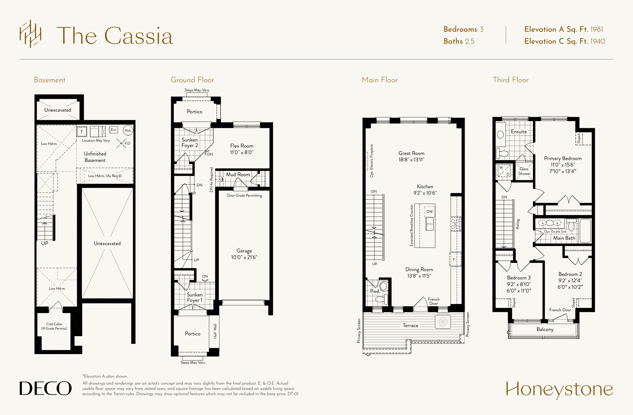 The Cassia floor plan