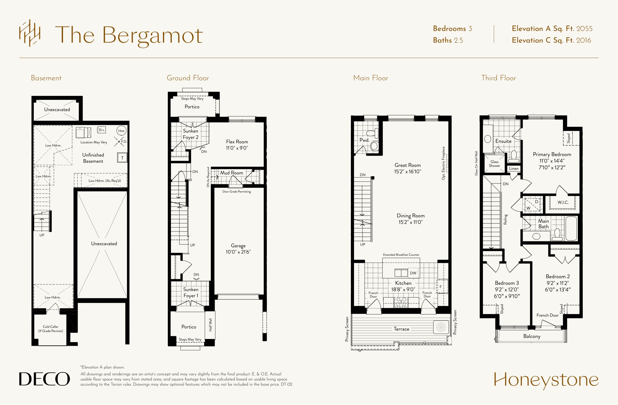 The Bergamot floor plan