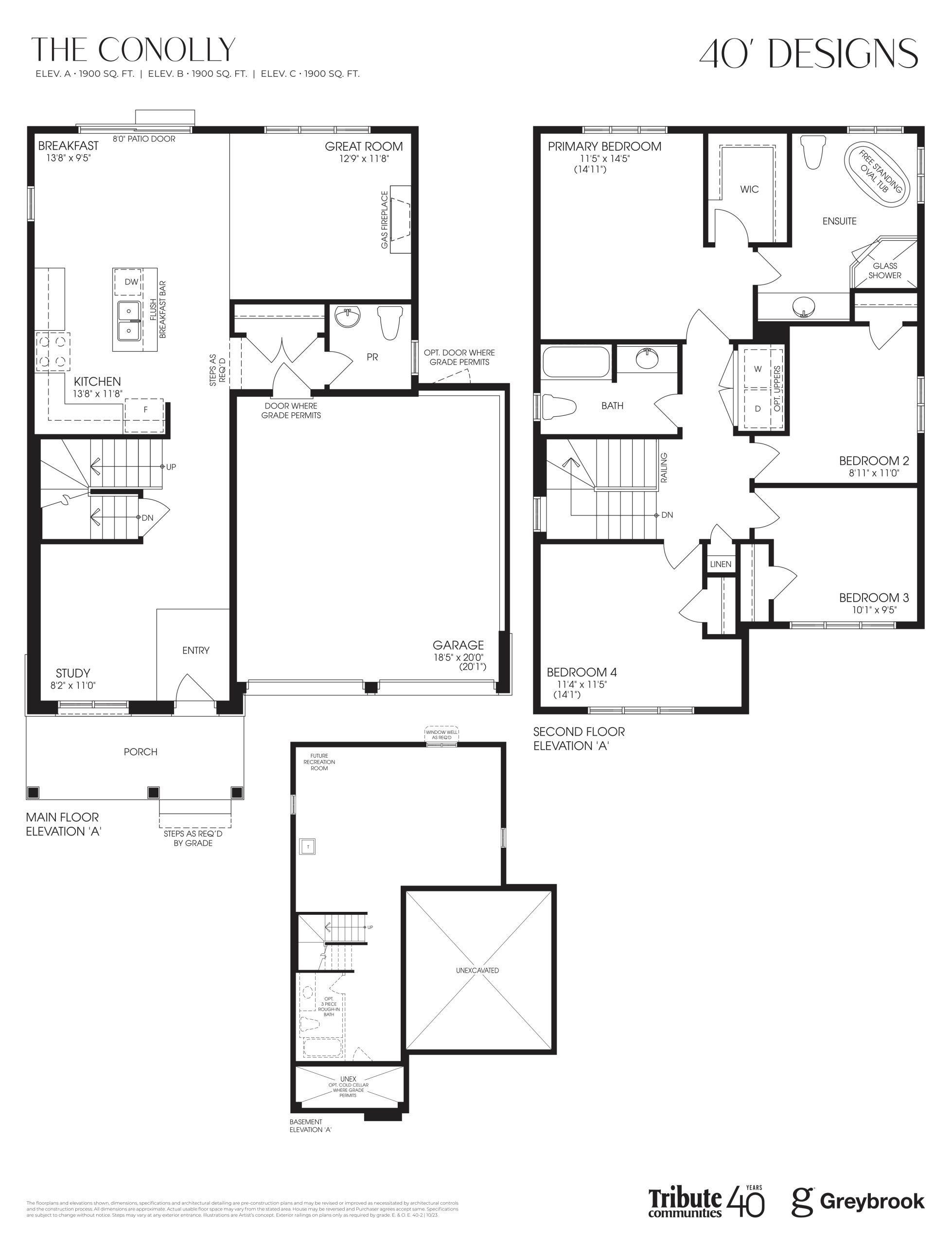 The Conolly 40' floor plan