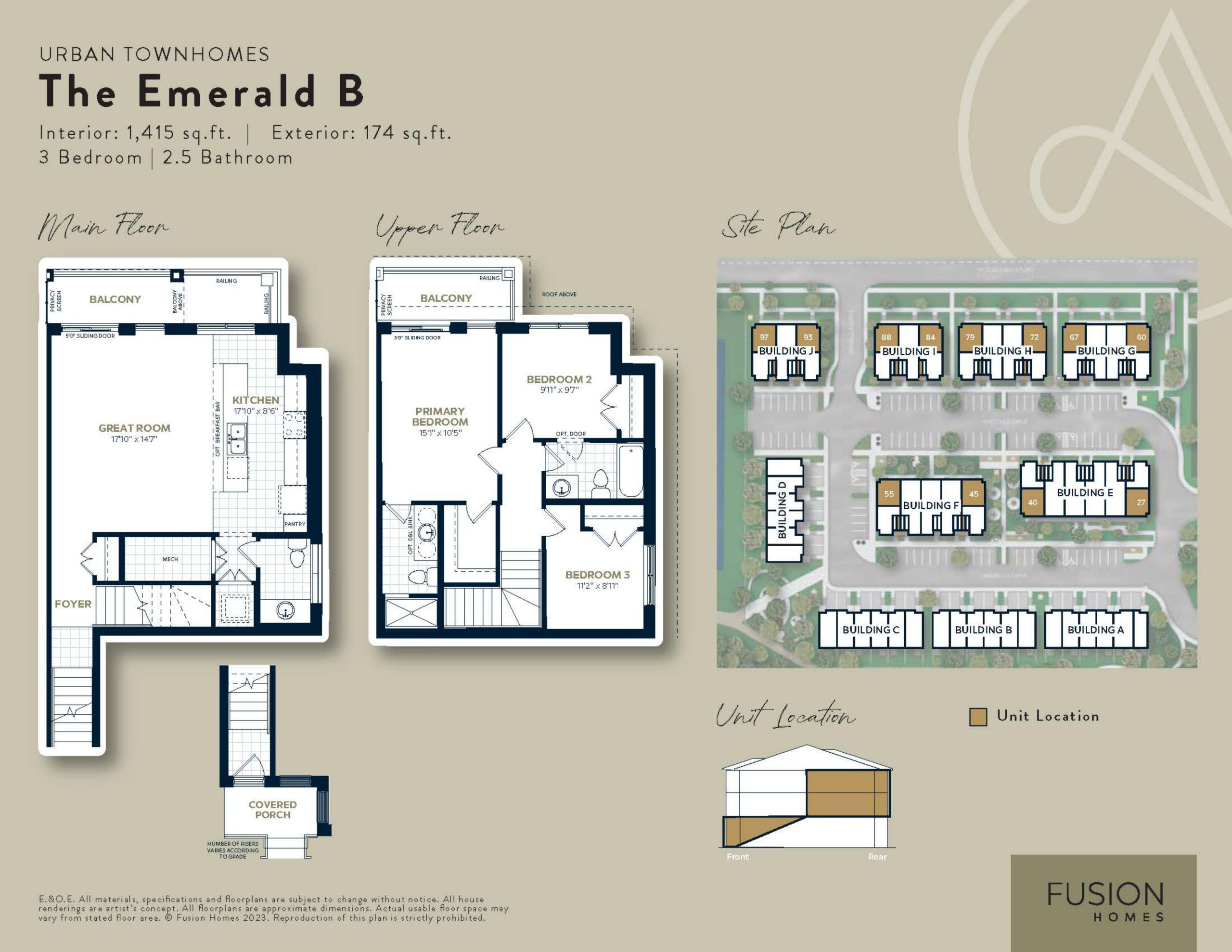 The Emerald B floor plan