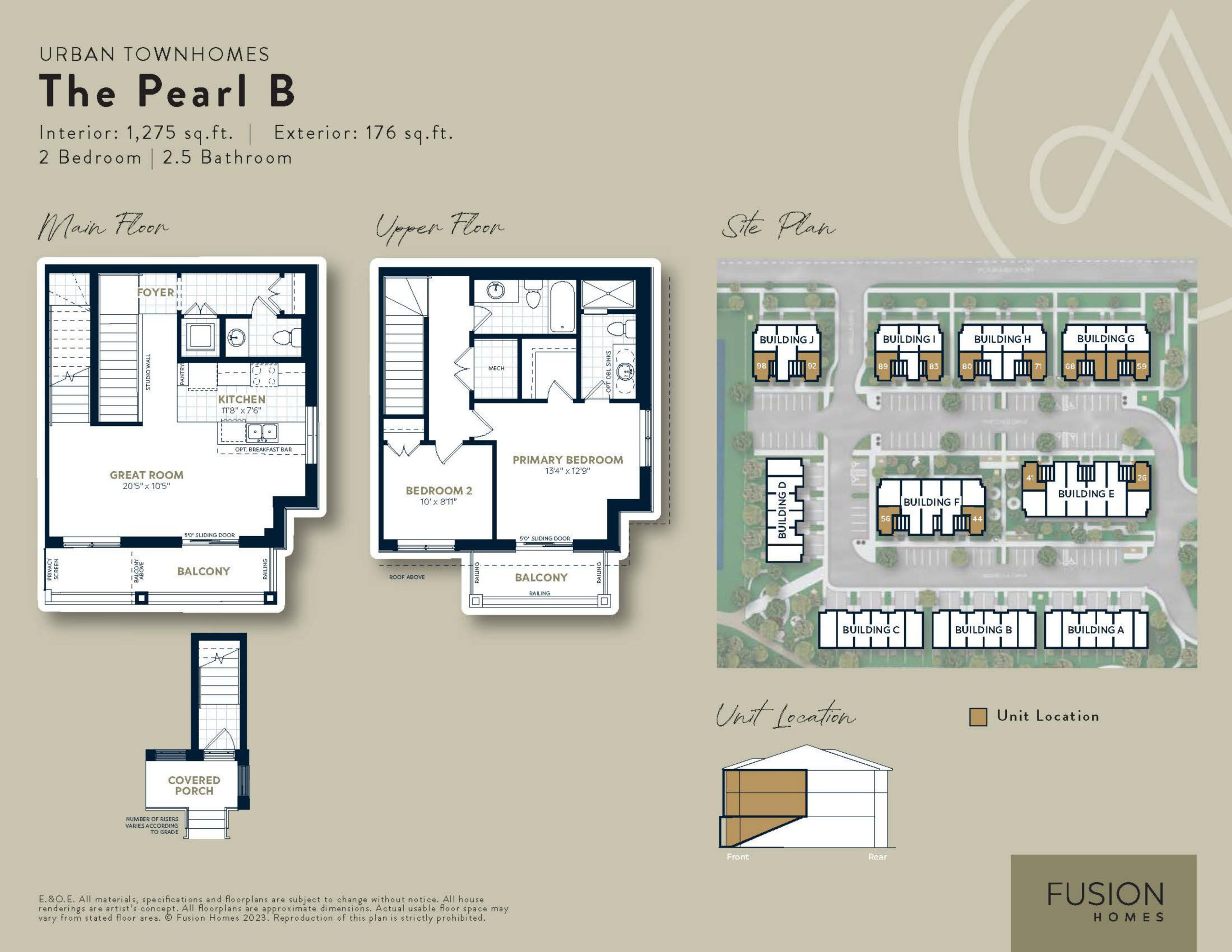 The Pearl B floor plan