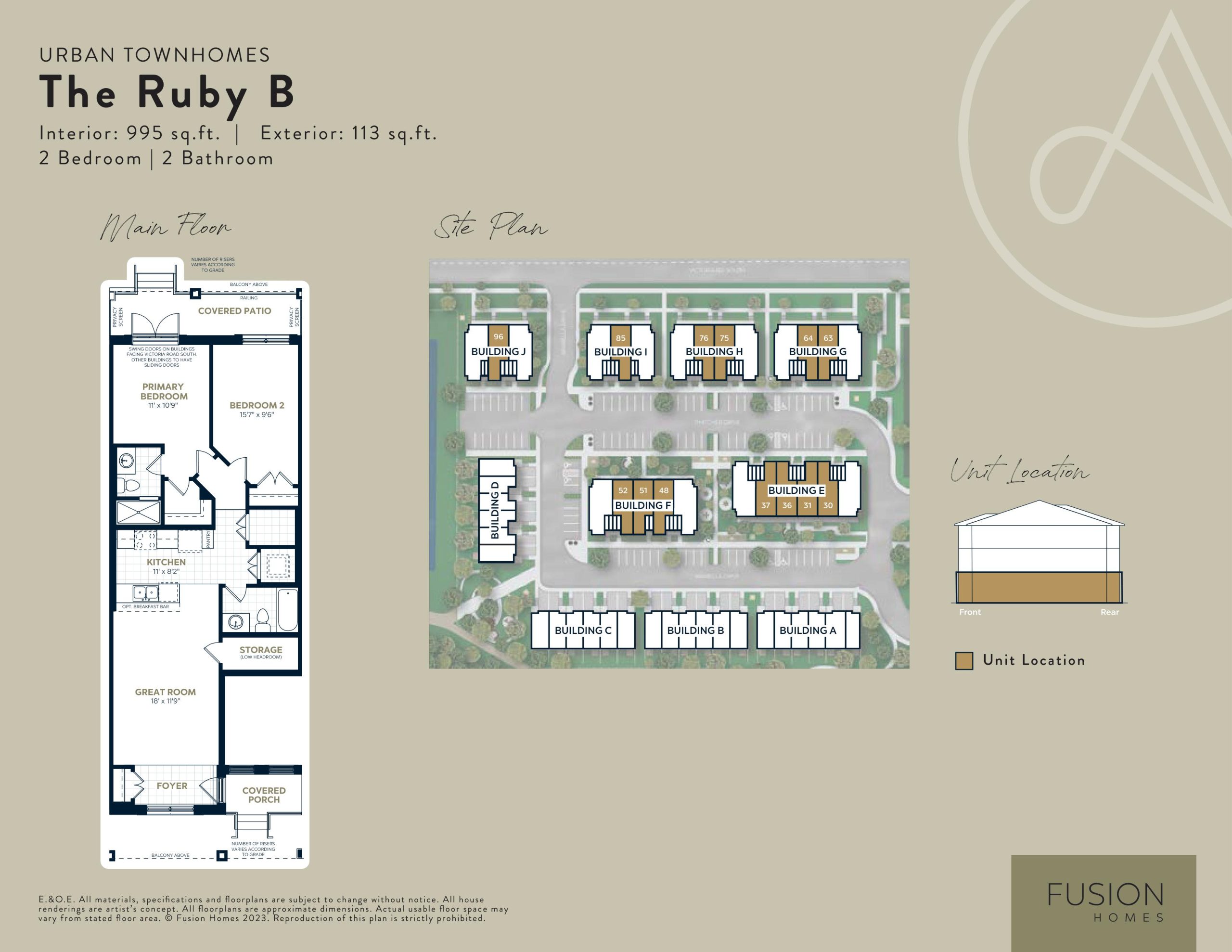 The Ruby B floor plan