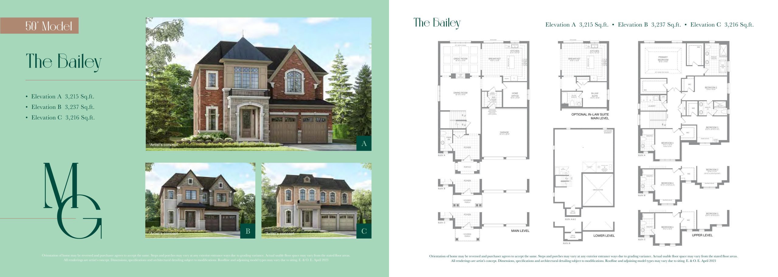 The Bailey floor plan