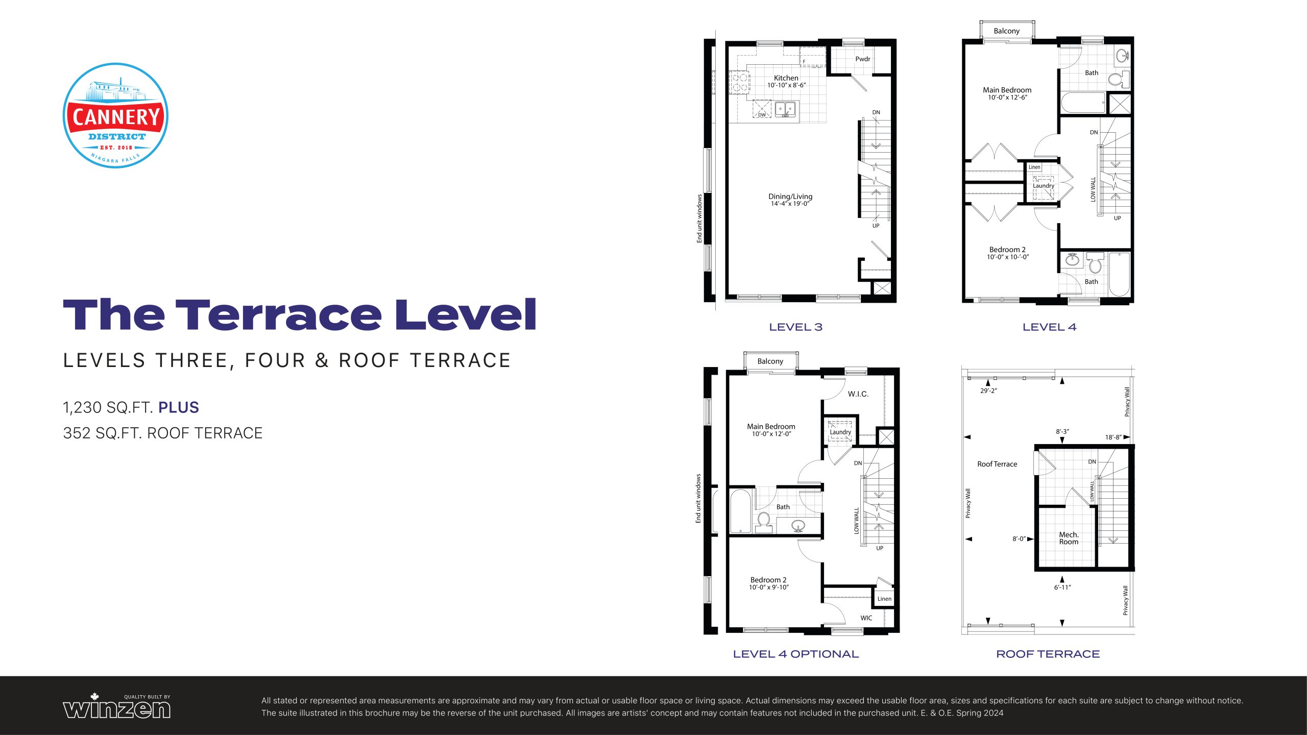 The Terrace Level floor plan