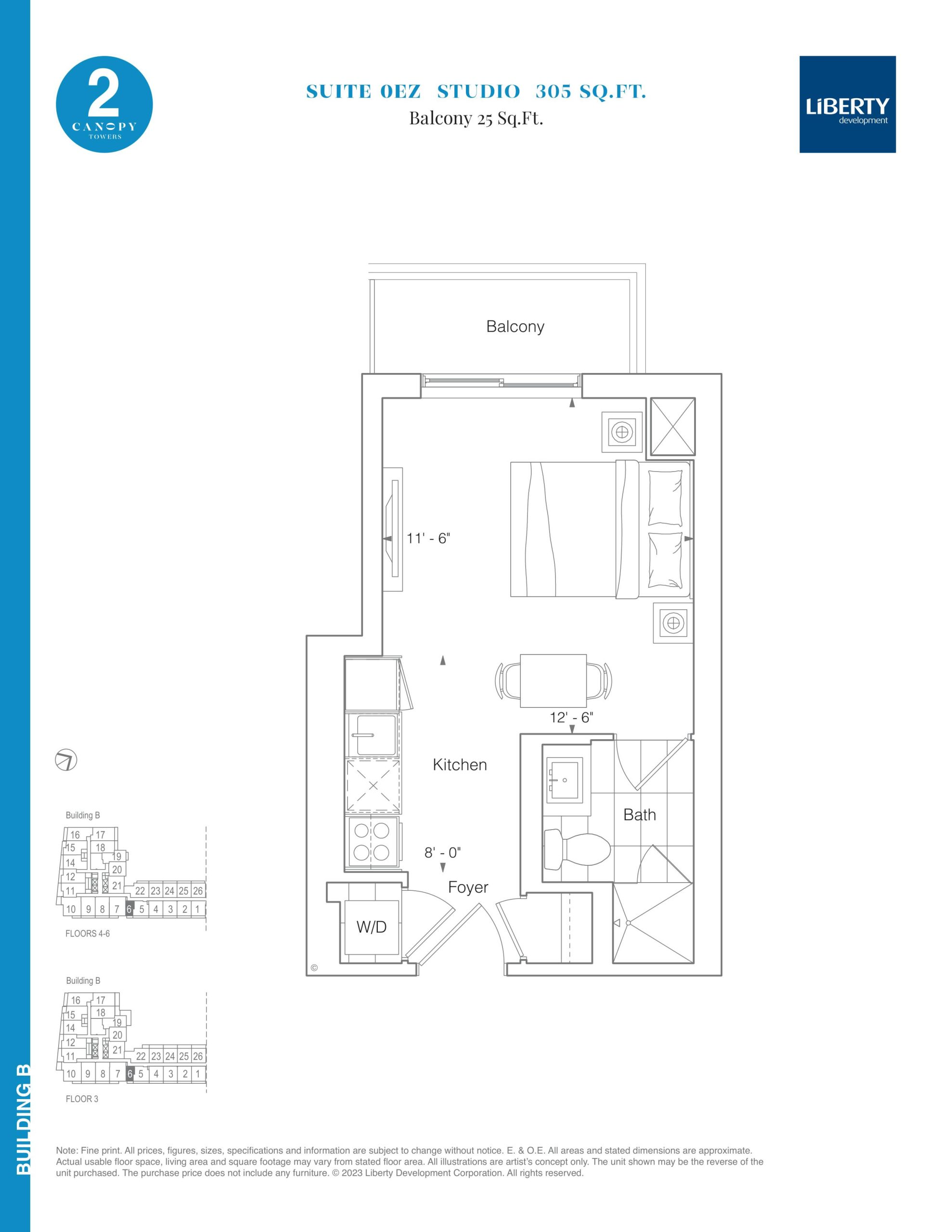 Suite 0EZ floor plan
