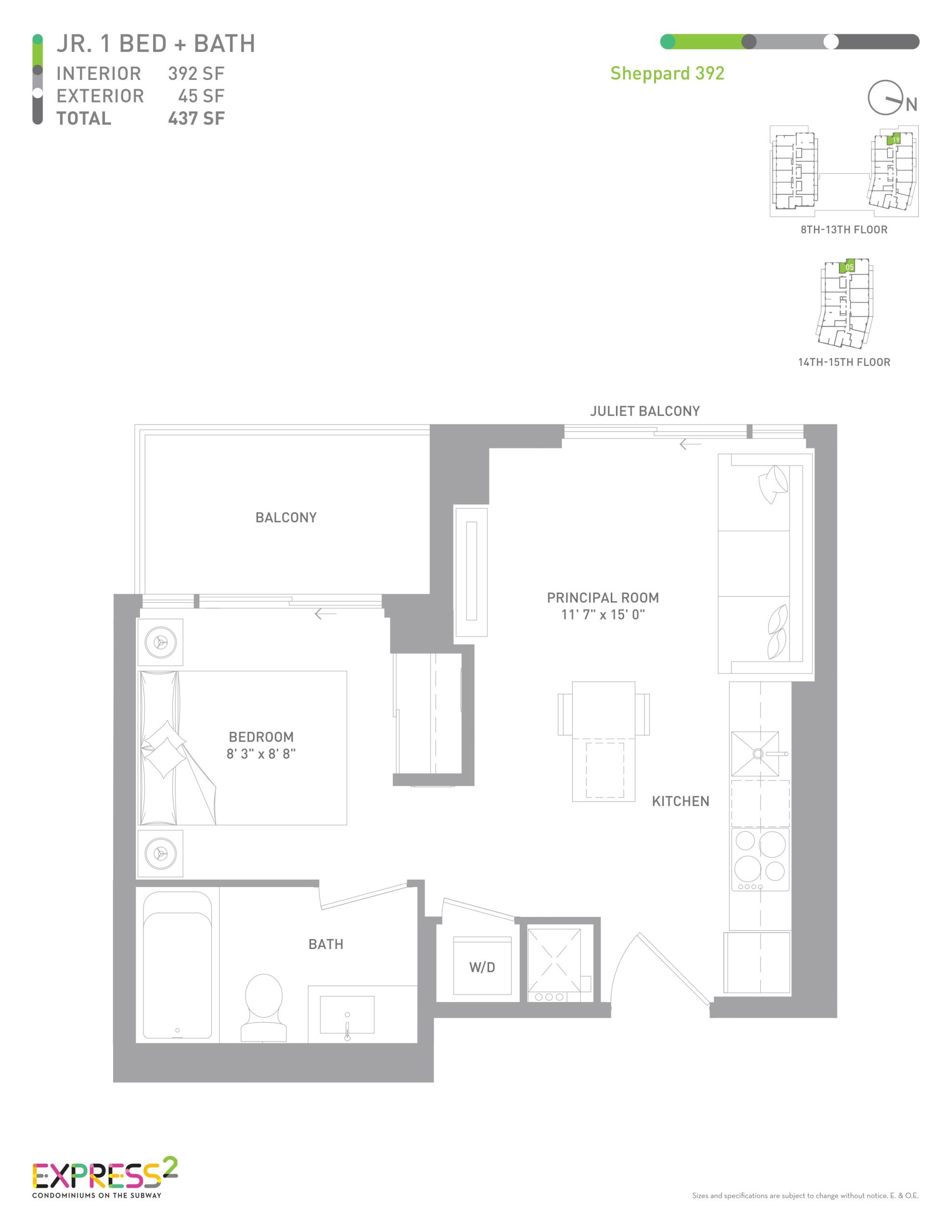 Sheppard 392 floor plan