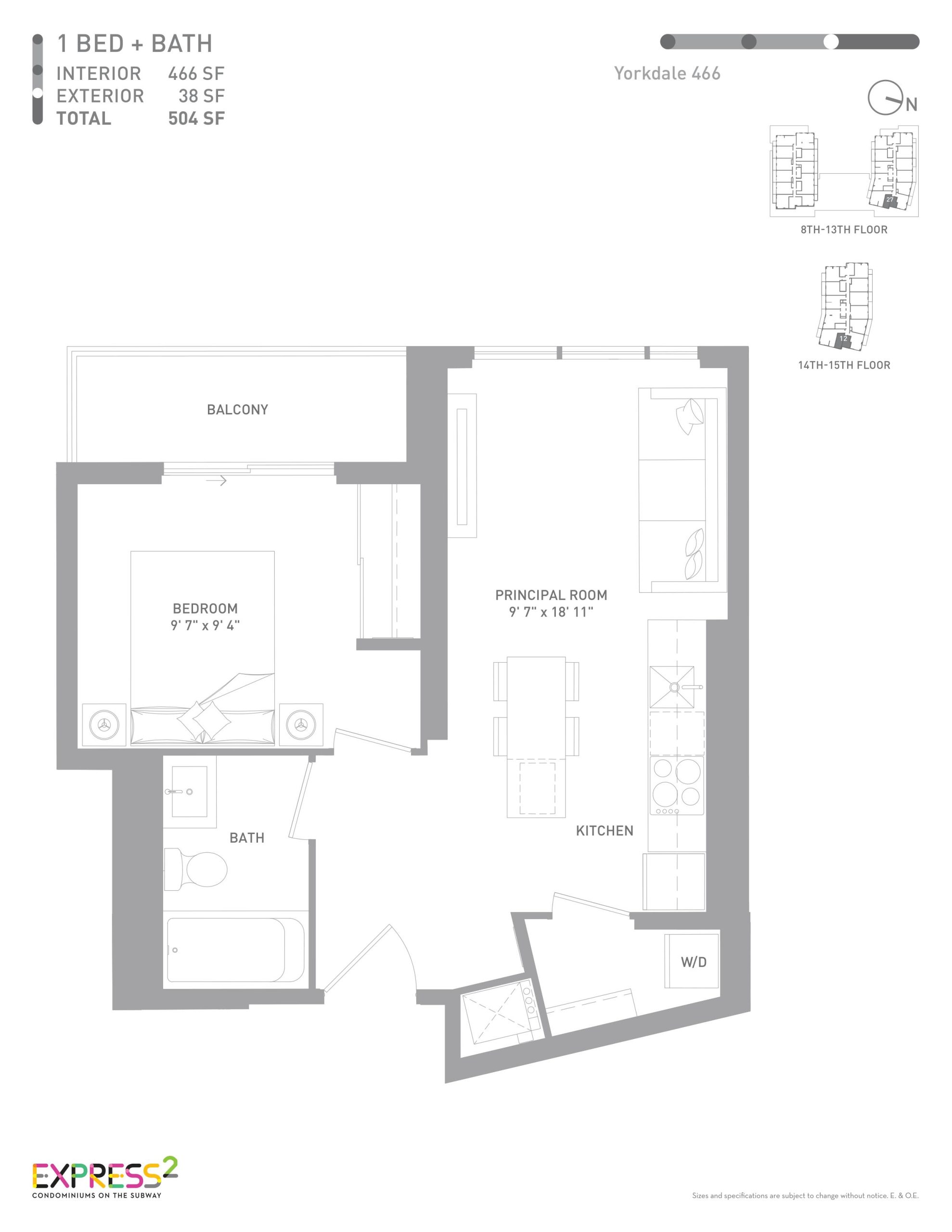 Yorkdale 466 floor plan