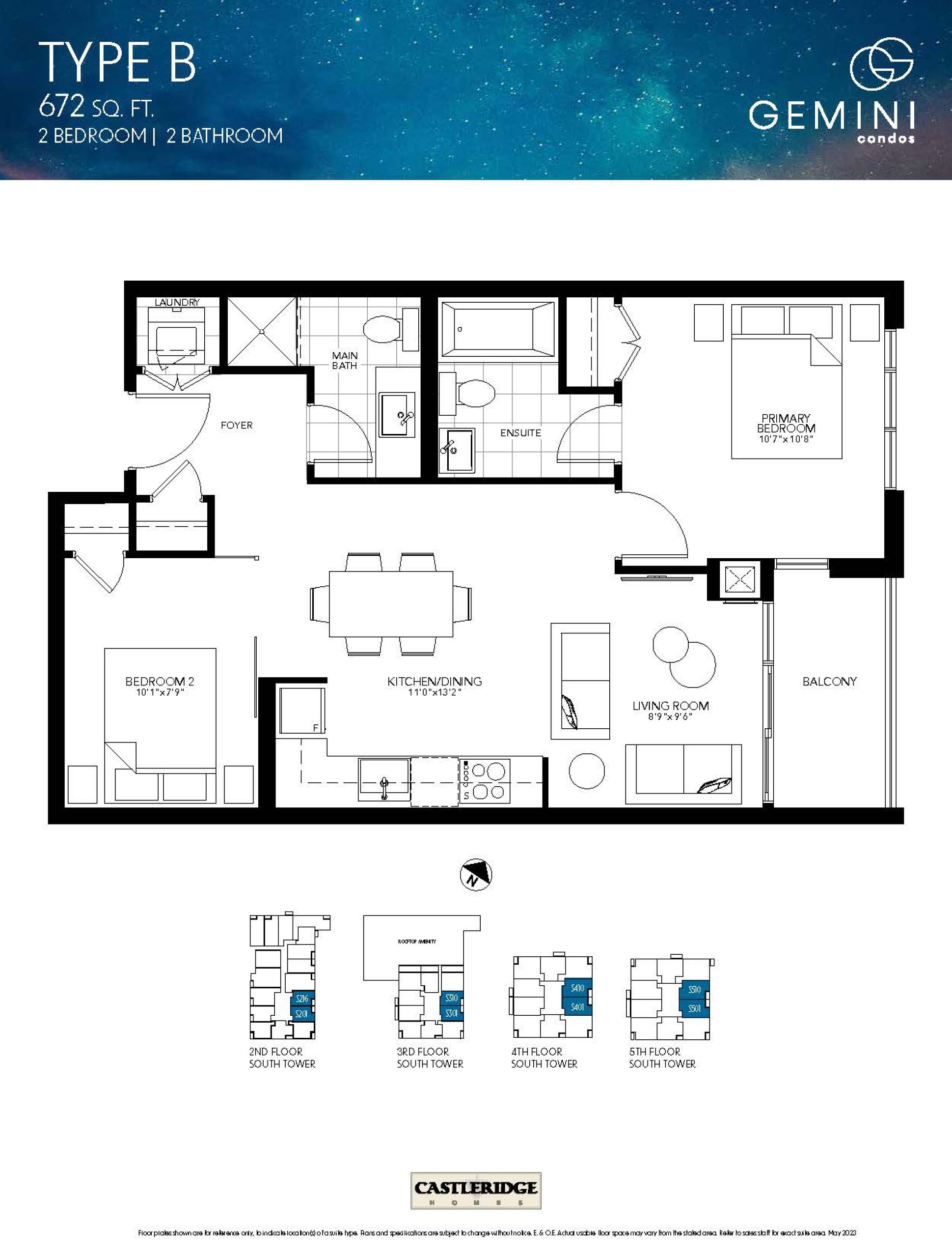 Type B floor plan