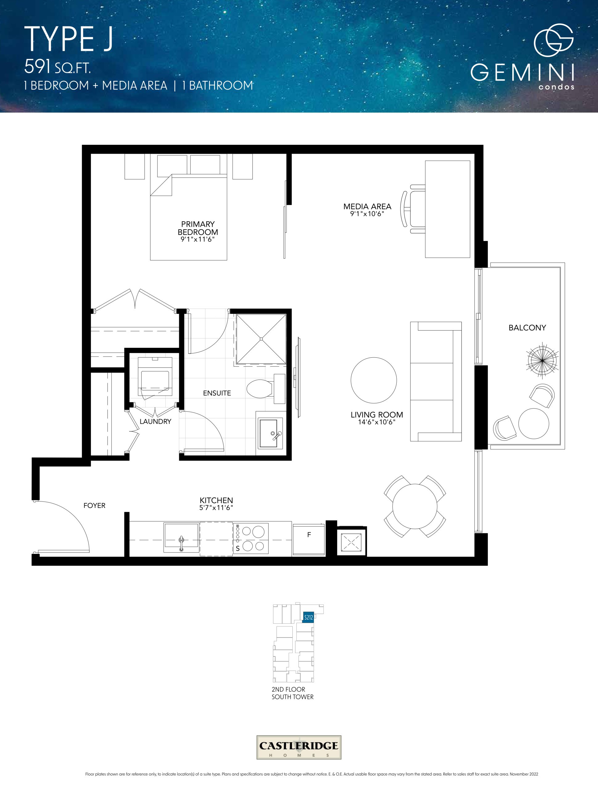 Type J floor plan