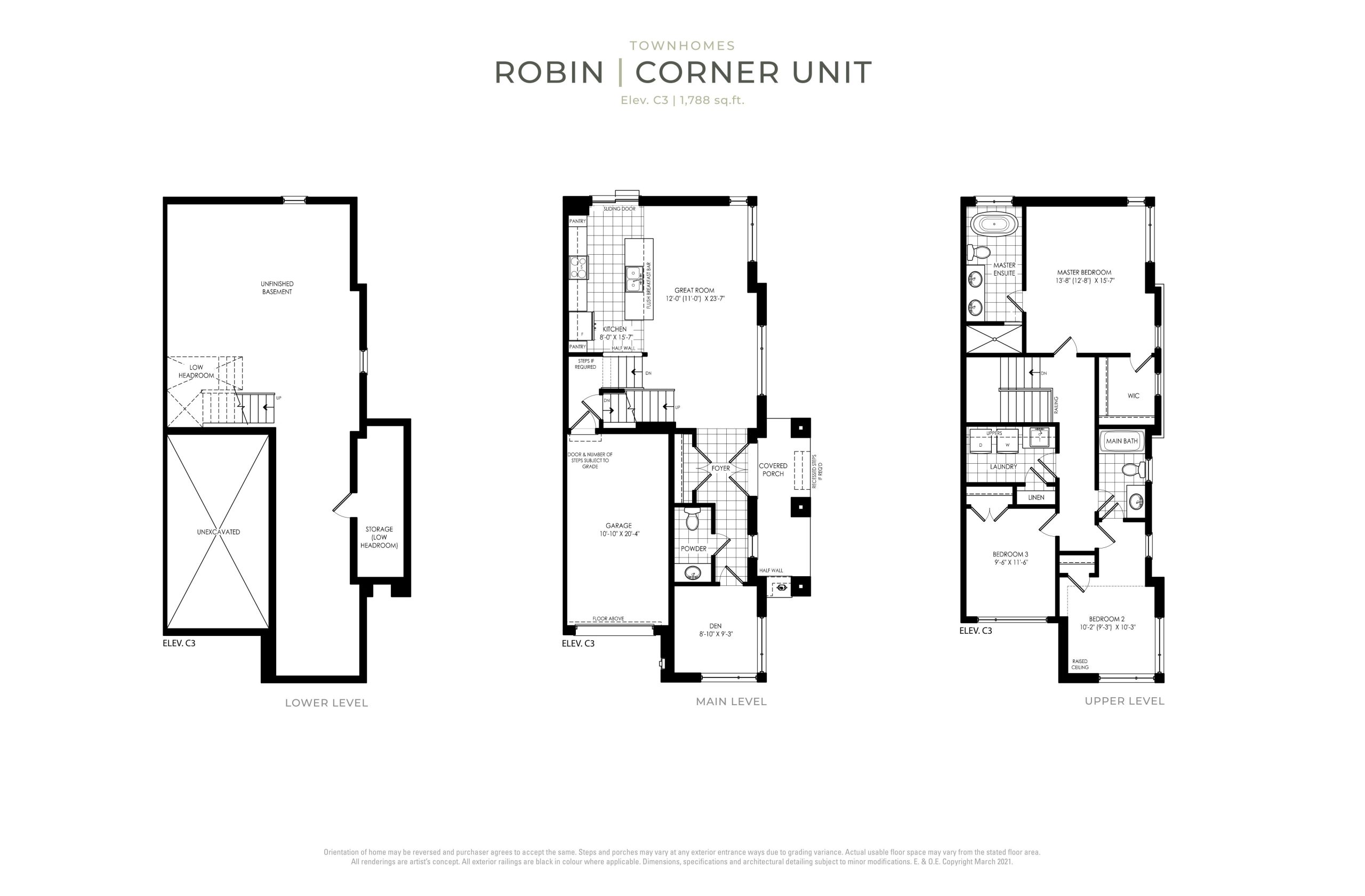 Robin (Corner Unit) floor plan