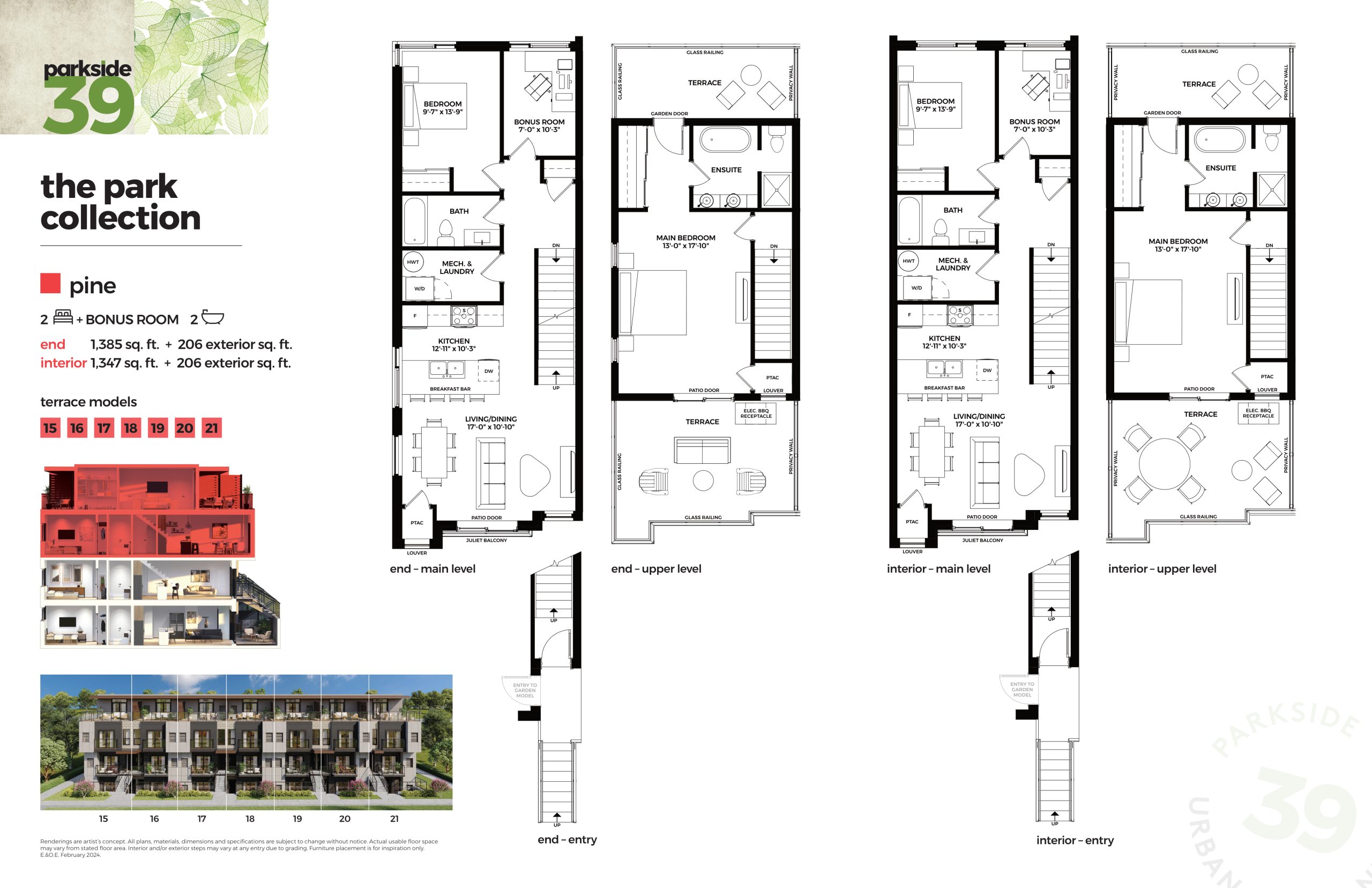 Pine floor plan