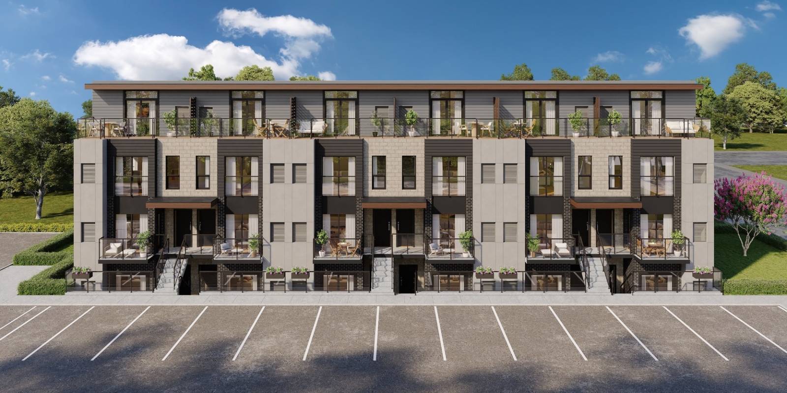 Parkside39 Towns in Niagara Falls — rendering 4