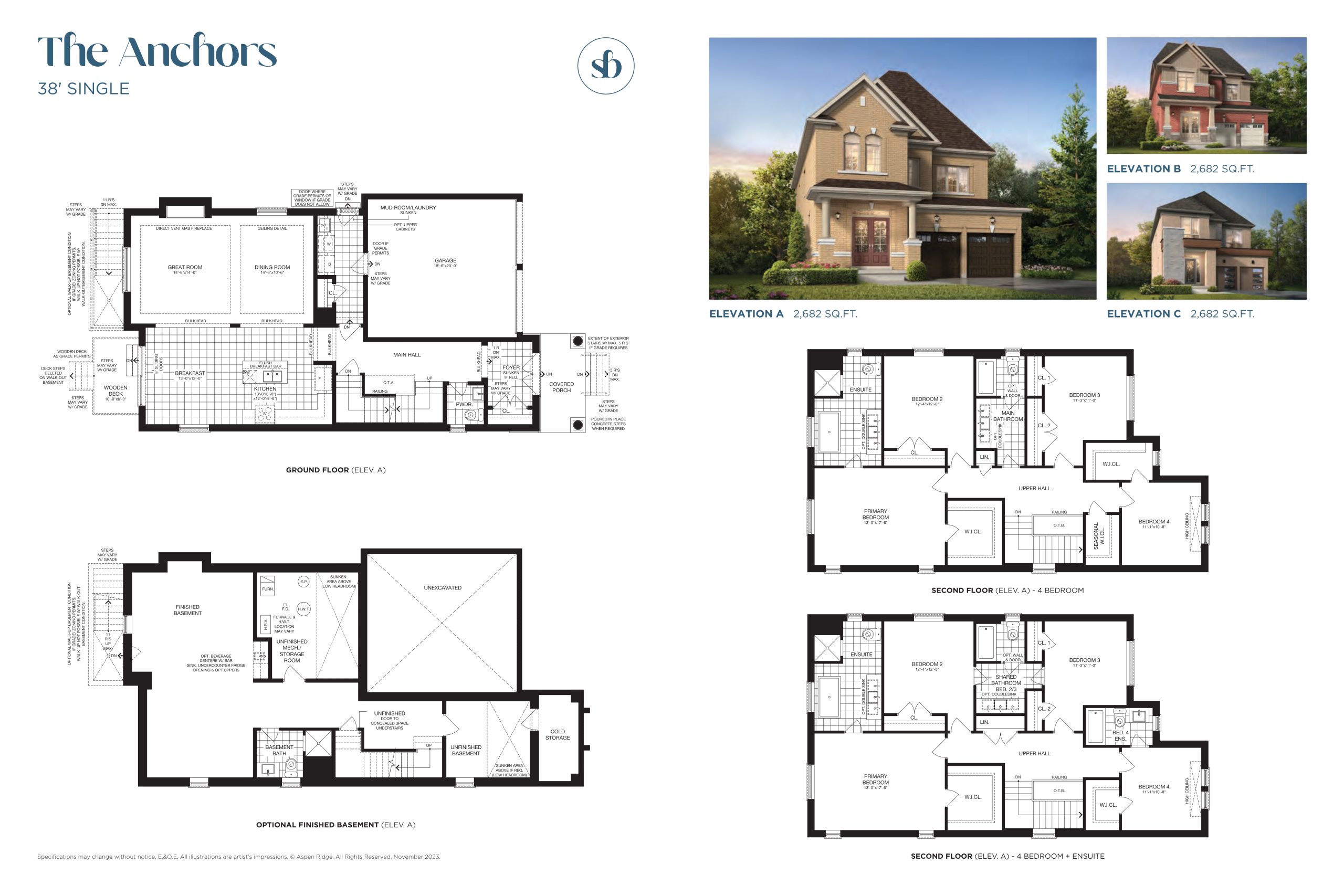 The Anchors floor plan