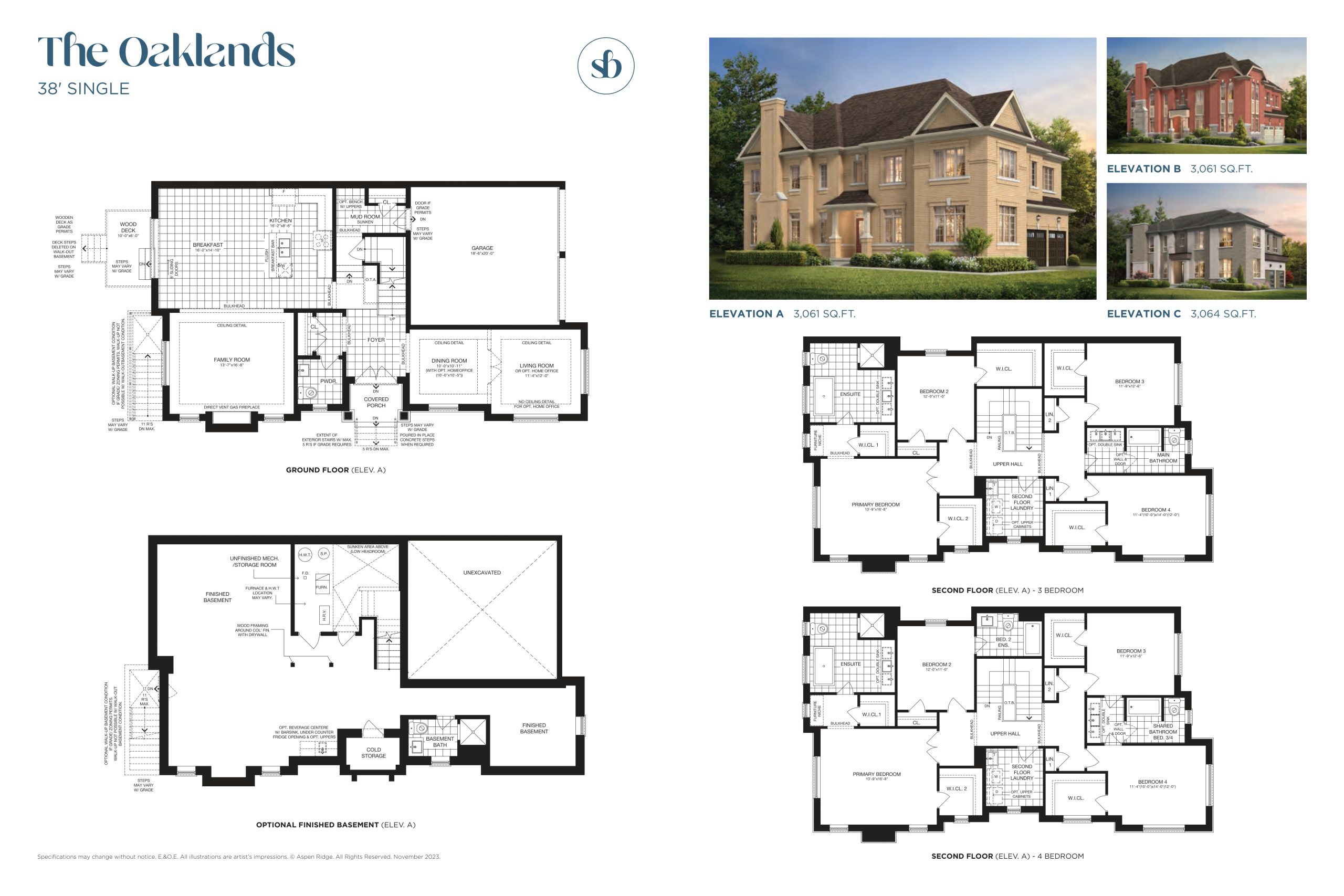 The Oaklands floor plan