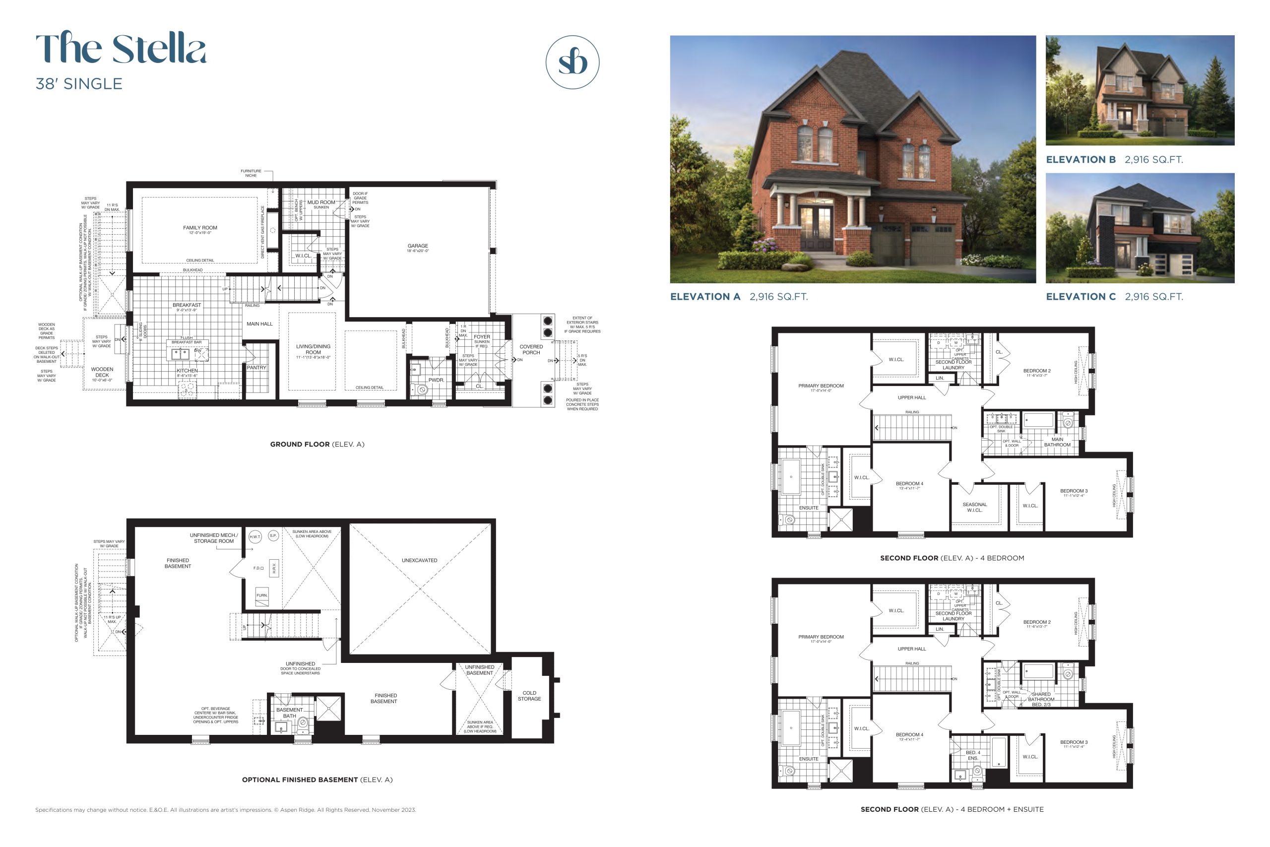The Stella floor plan