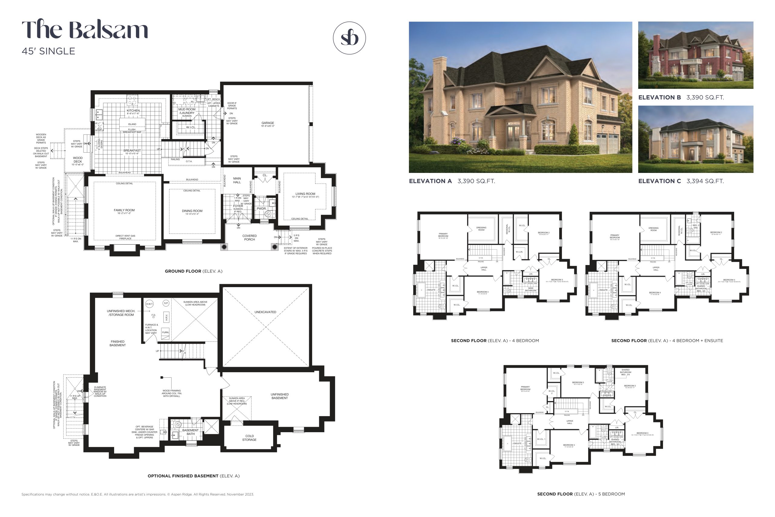 The Balsam floor plan
