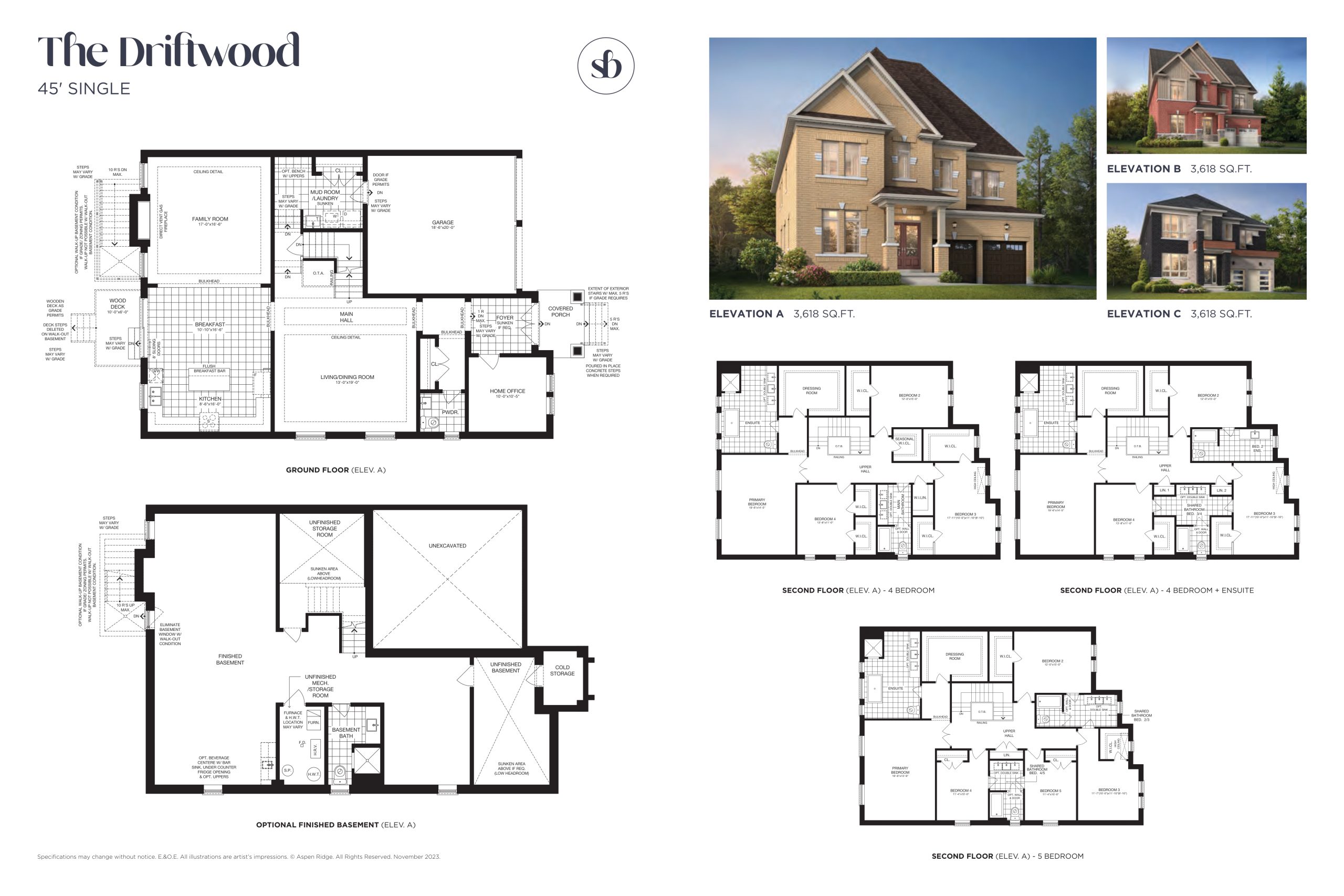 The Driftwood floor plan