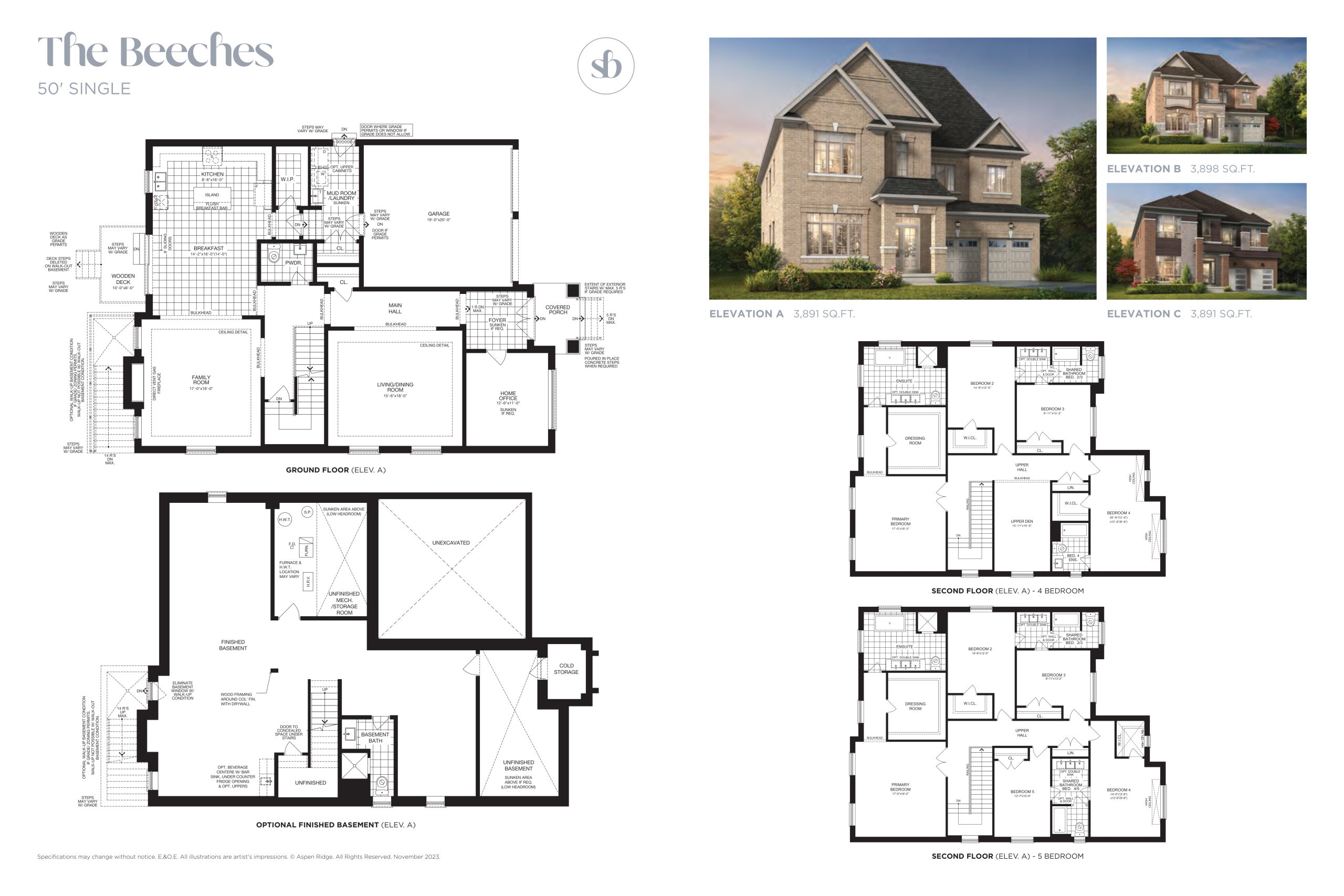 The Beeches floor plan