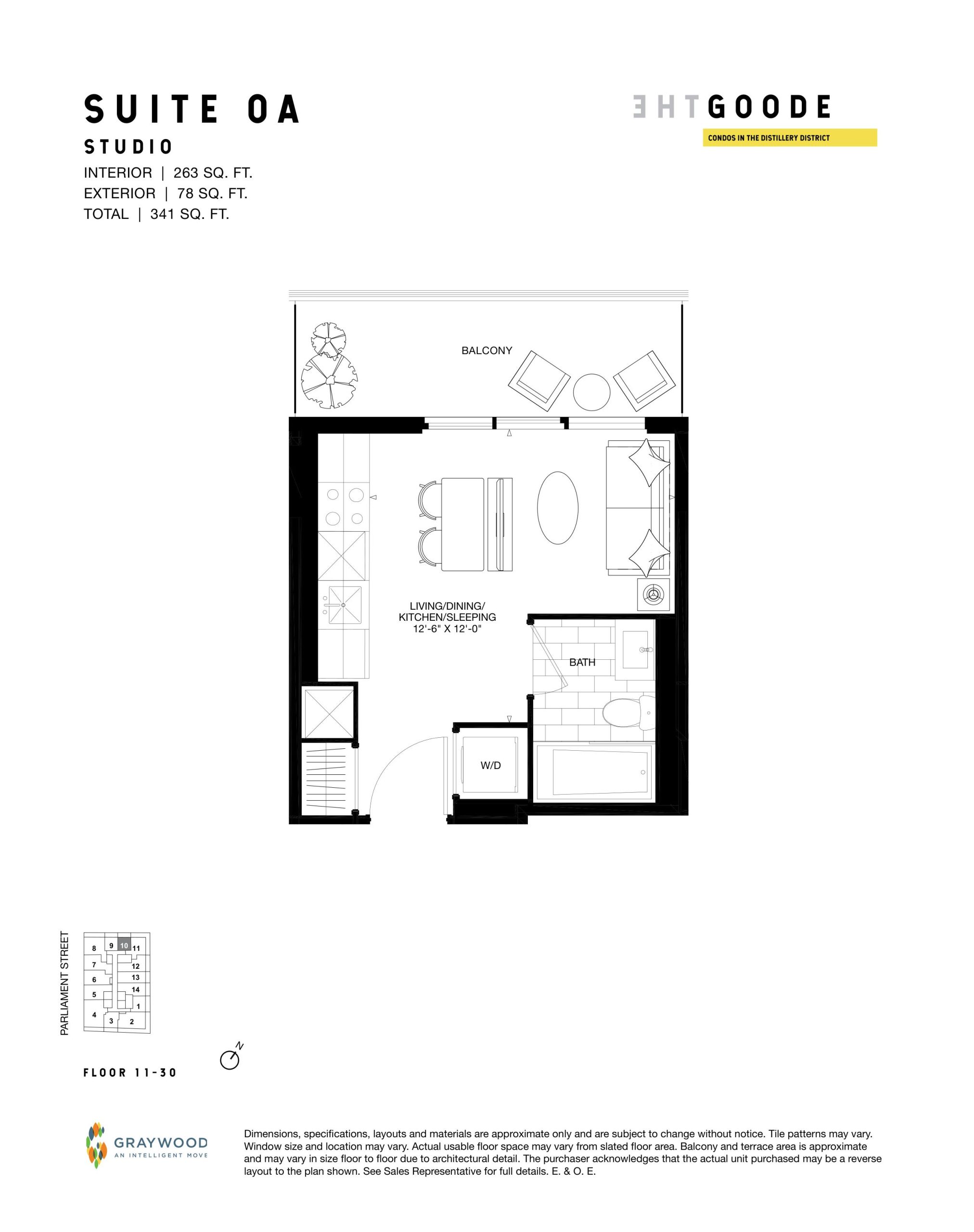 Suite 0A floor plan