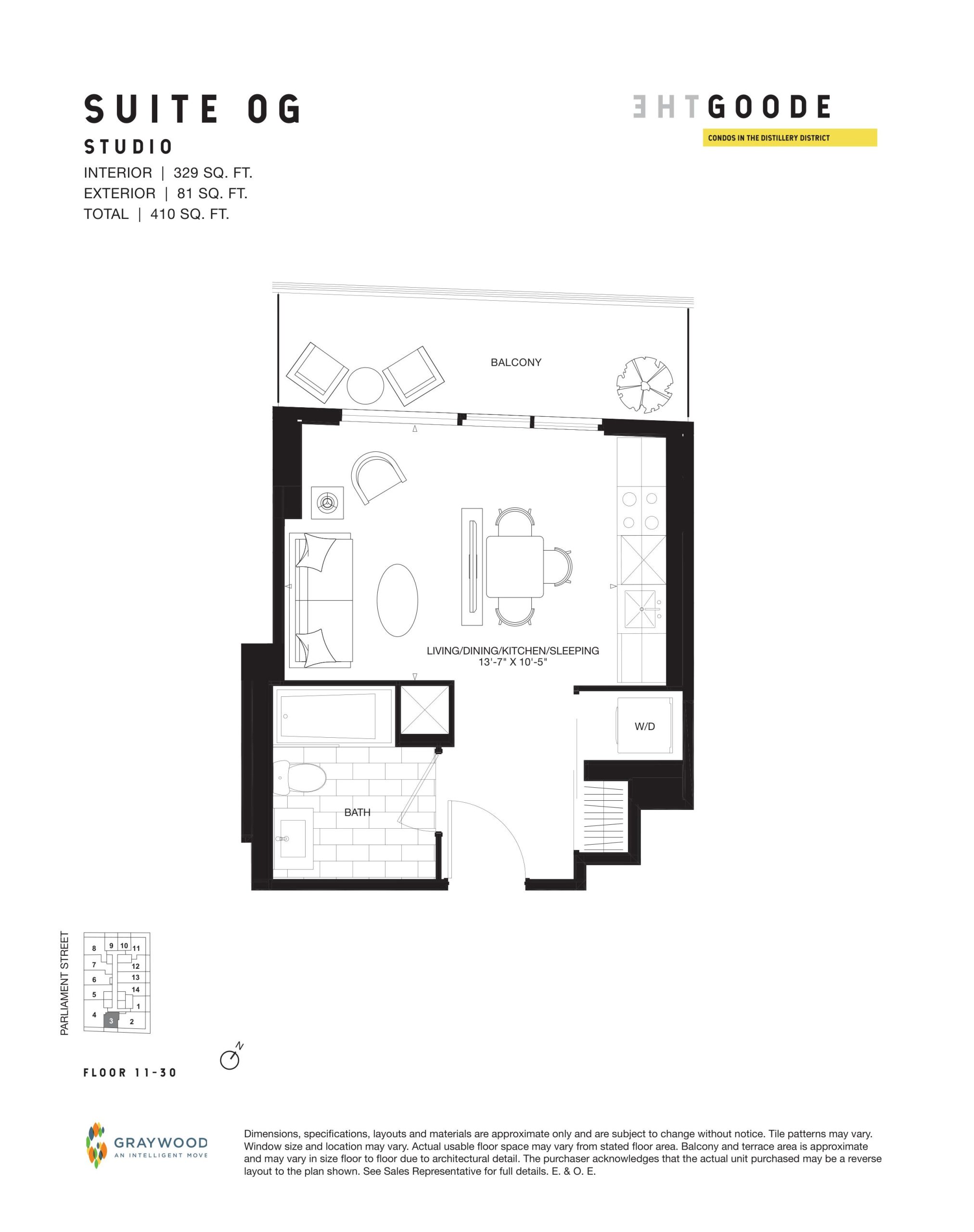 Suite 0G floor plan