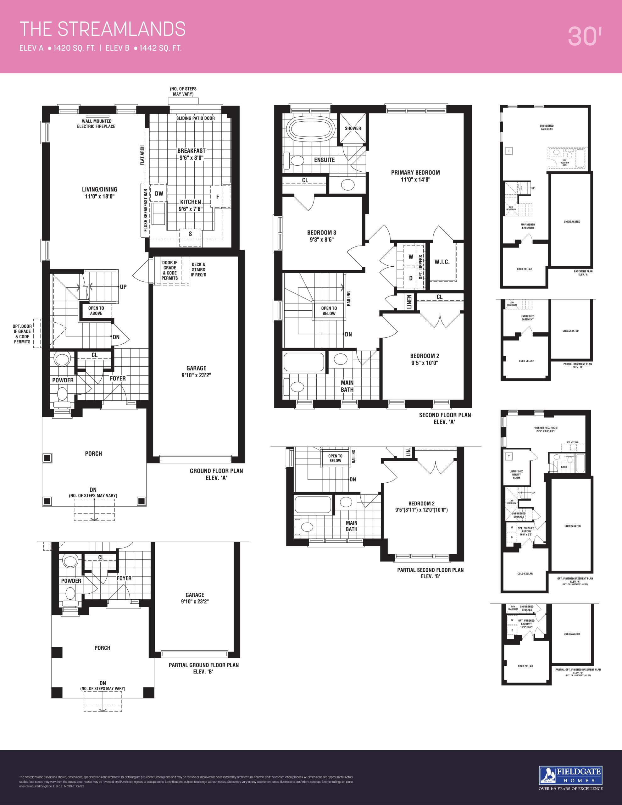 The Streamlands floor plan