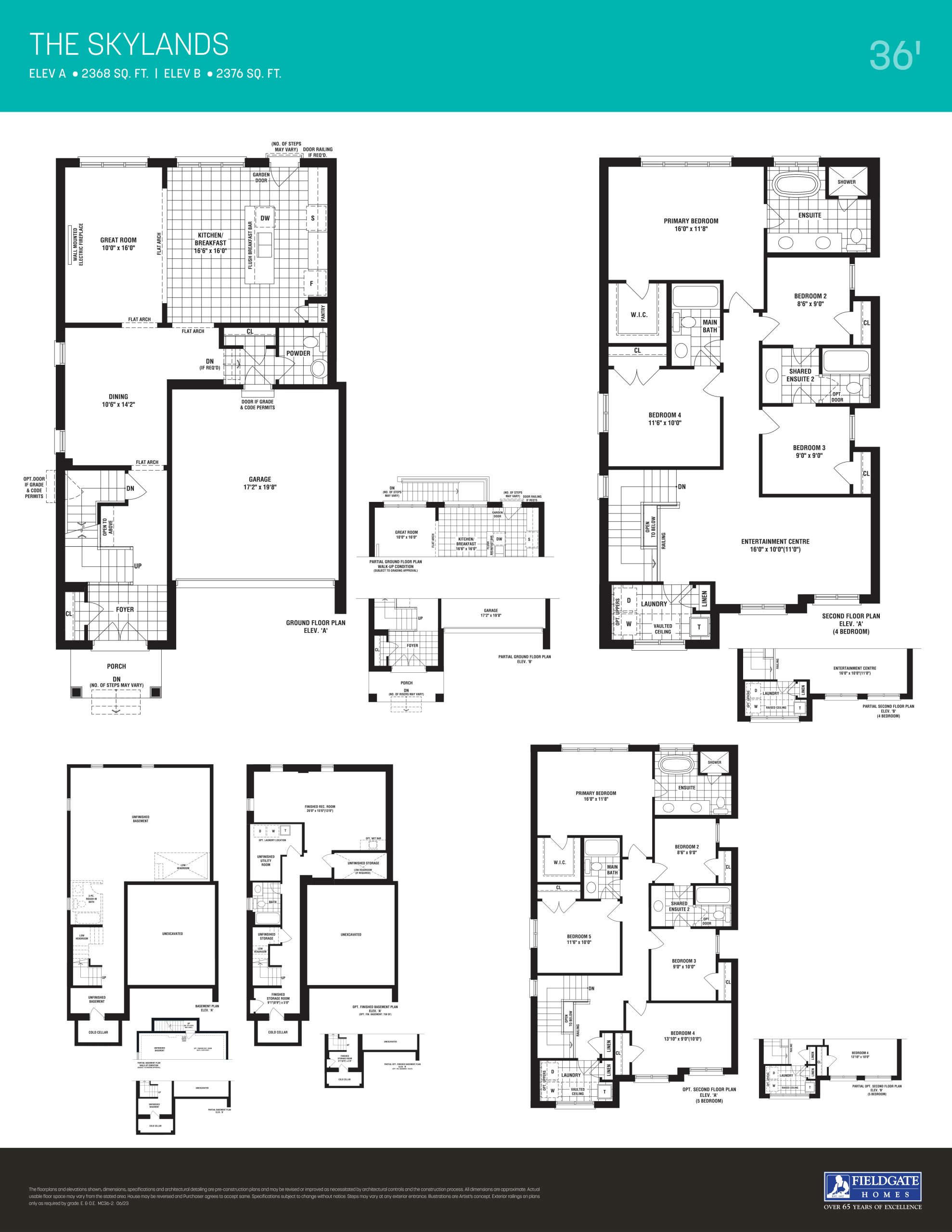 The Skylands floor plan