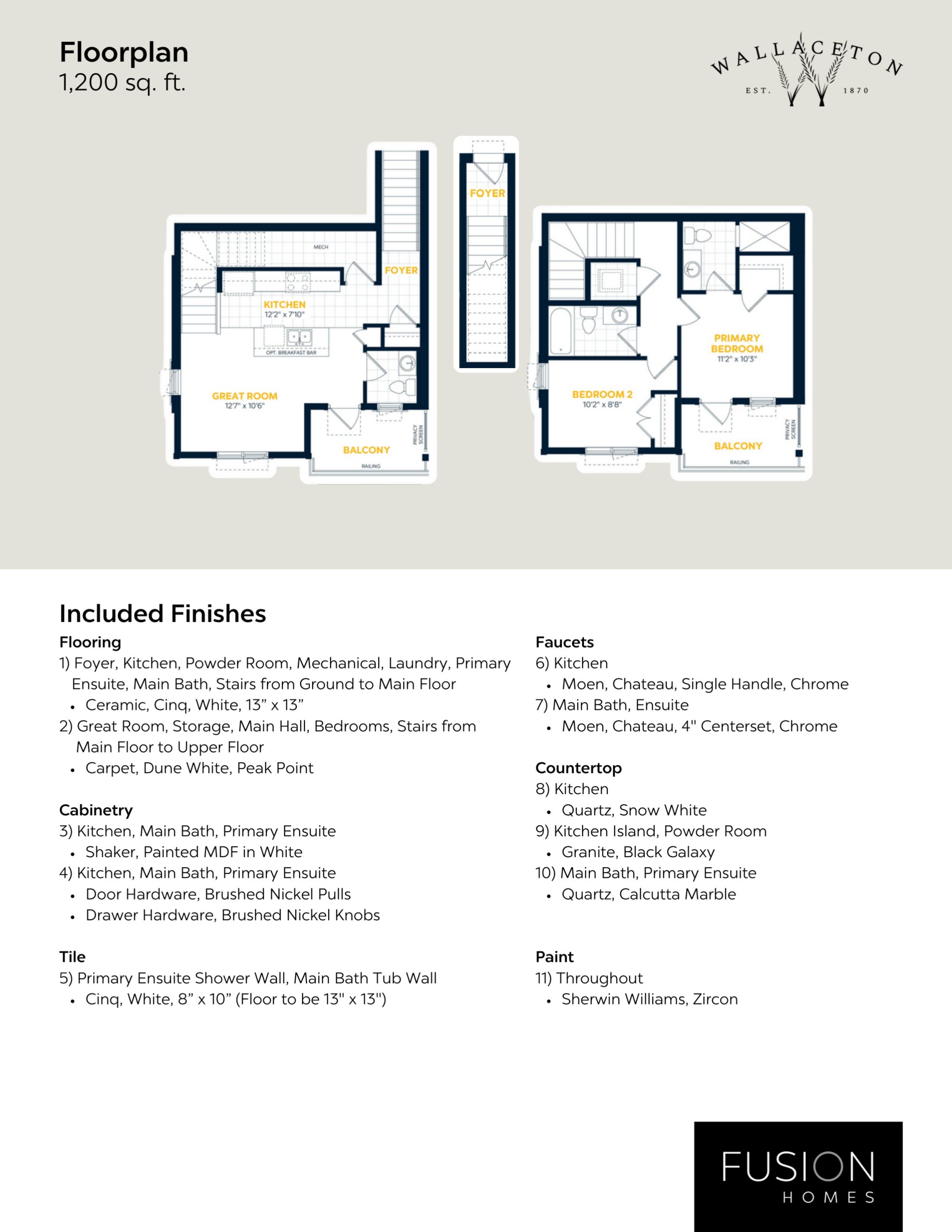 The Turquoise (Bldg. A, Unit 4) plan preview