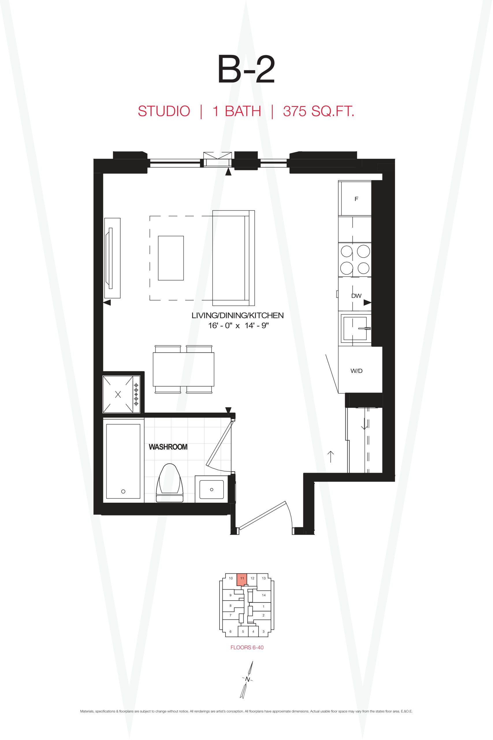 B-2 floor plan