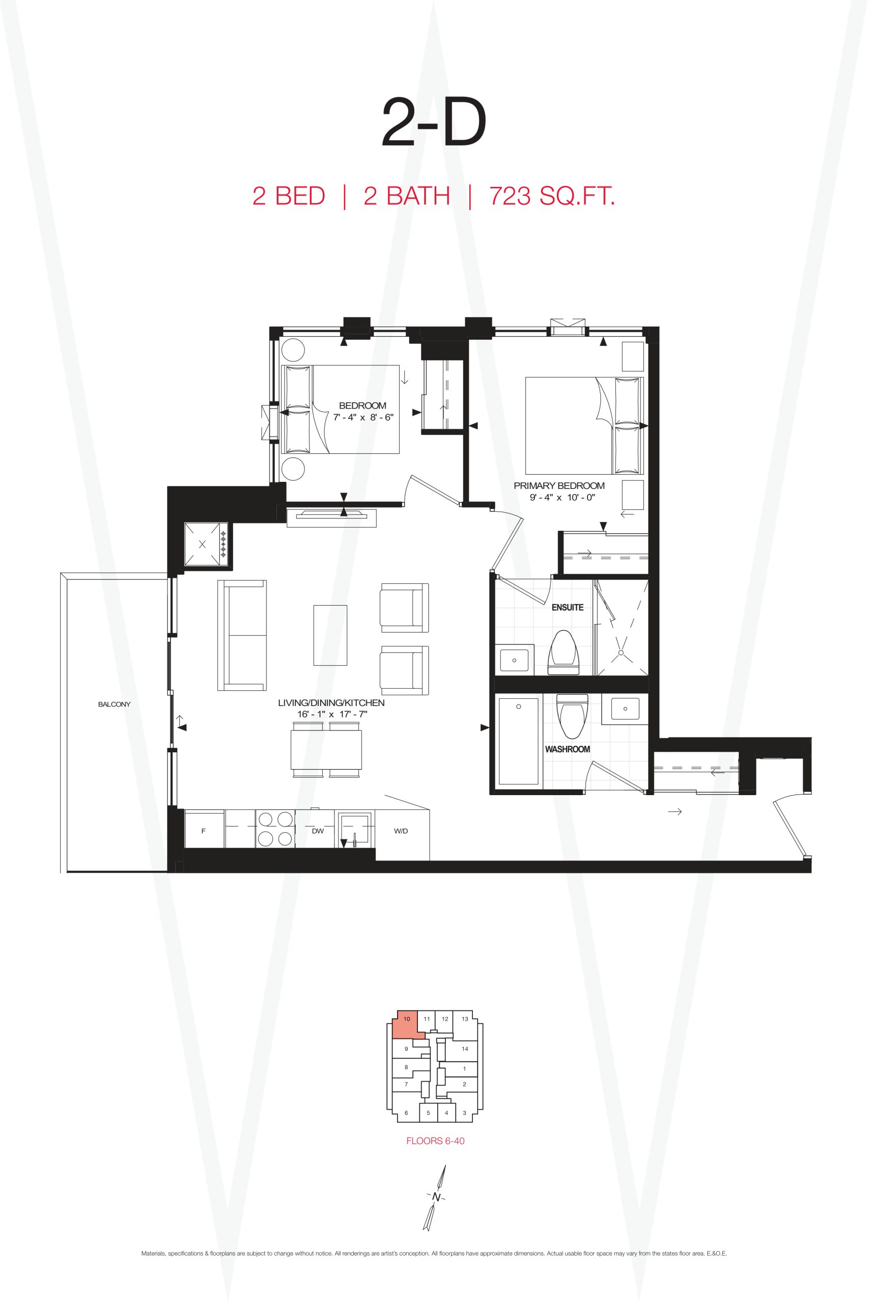 2-D floor plan