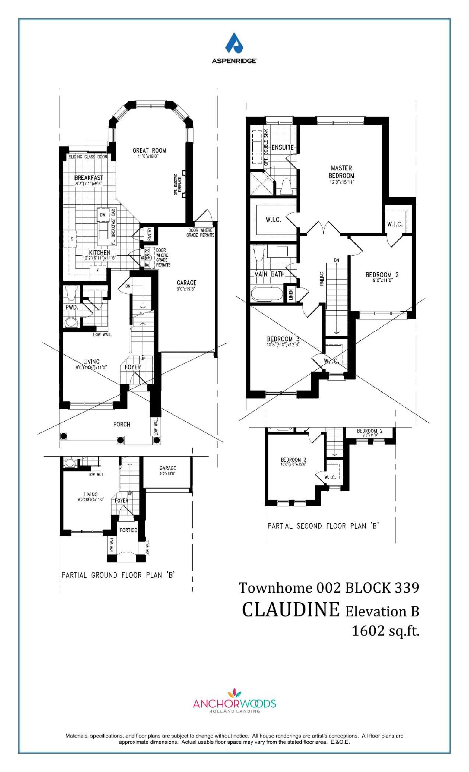 Claudine floor plan